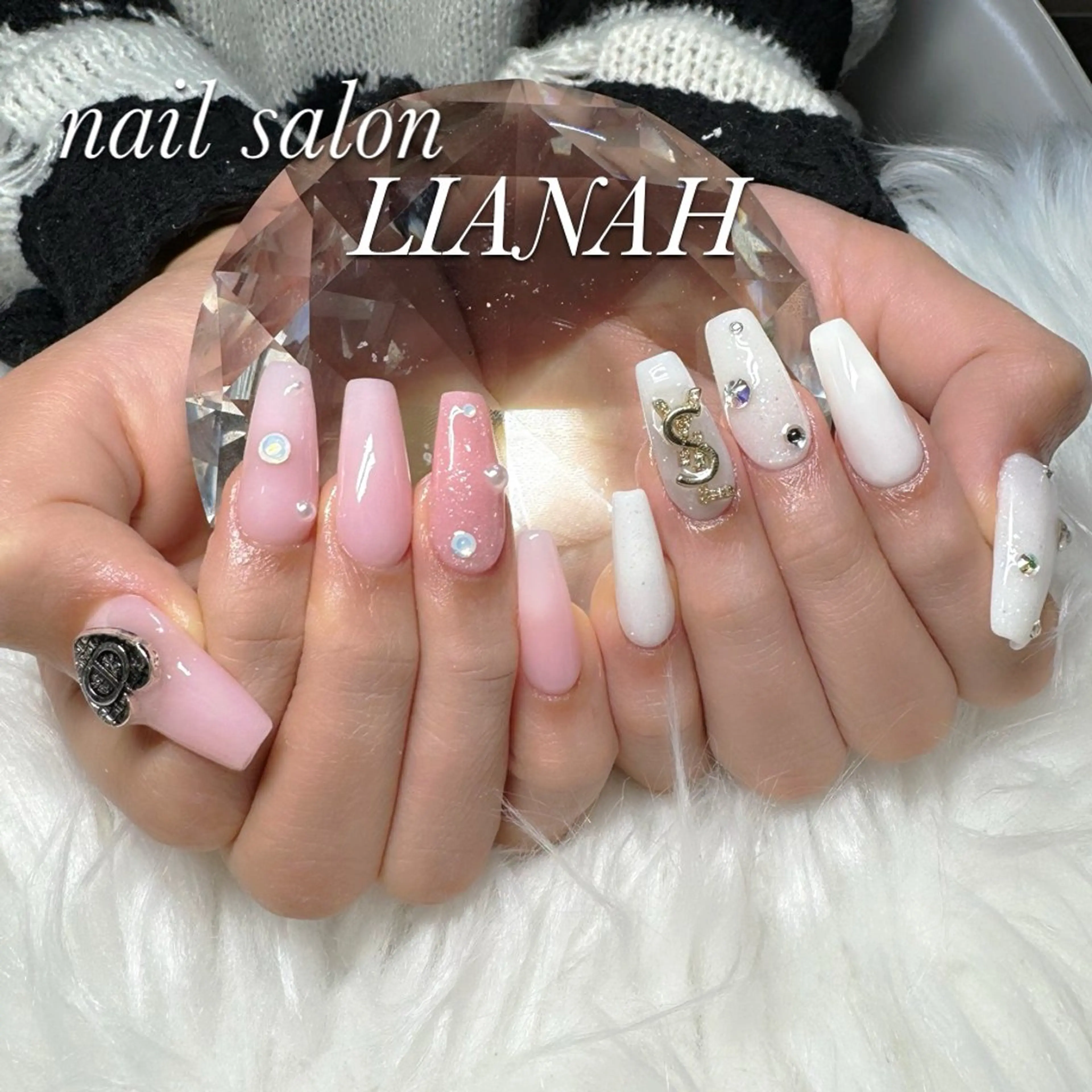 ネイル ジェルネイル ワンカラーネイル ネイルサロン リアンナのネイルデザイン