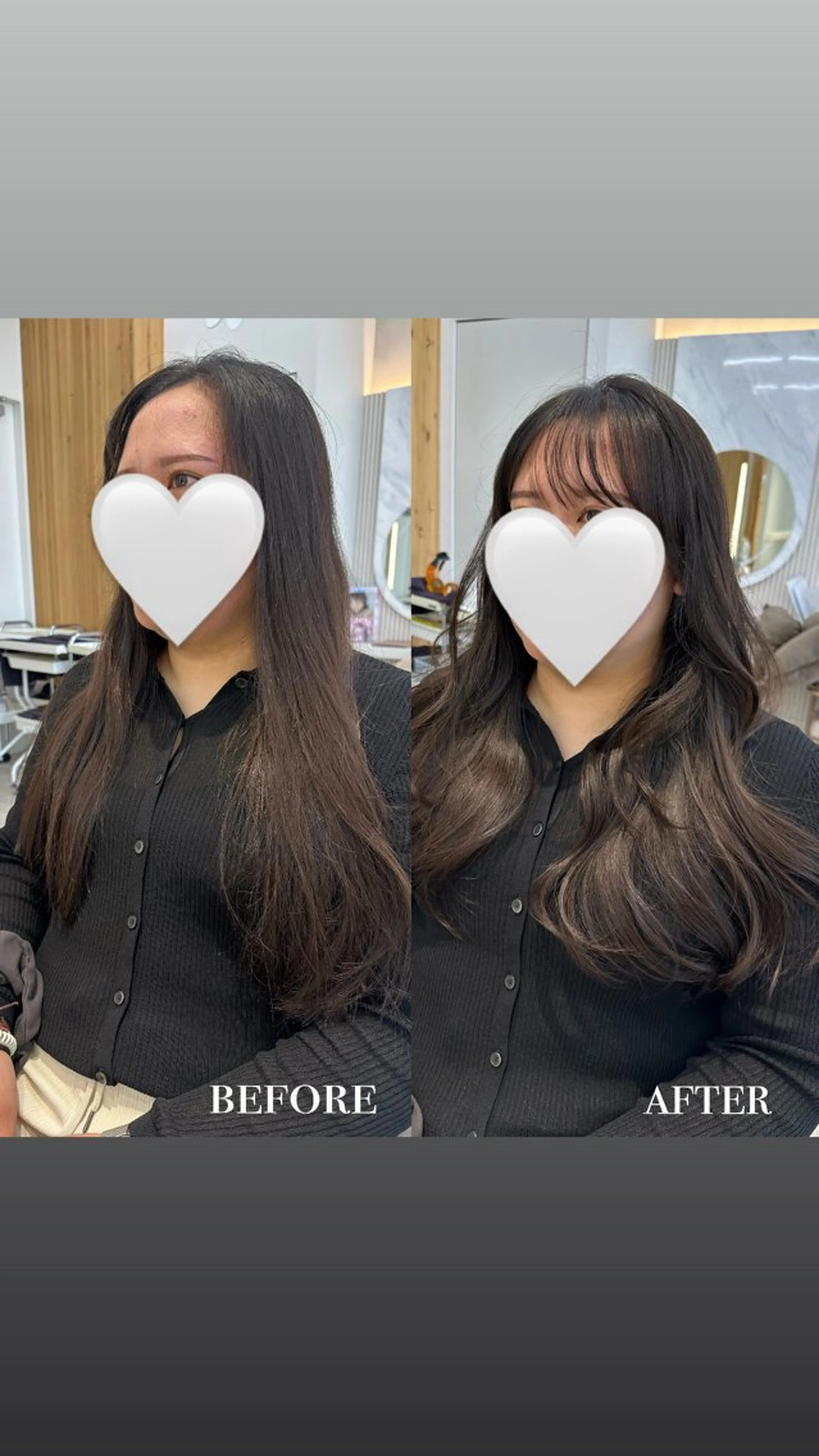 ロング oto🎀×美髪× シースルー前髪🤍のヘアスタイル