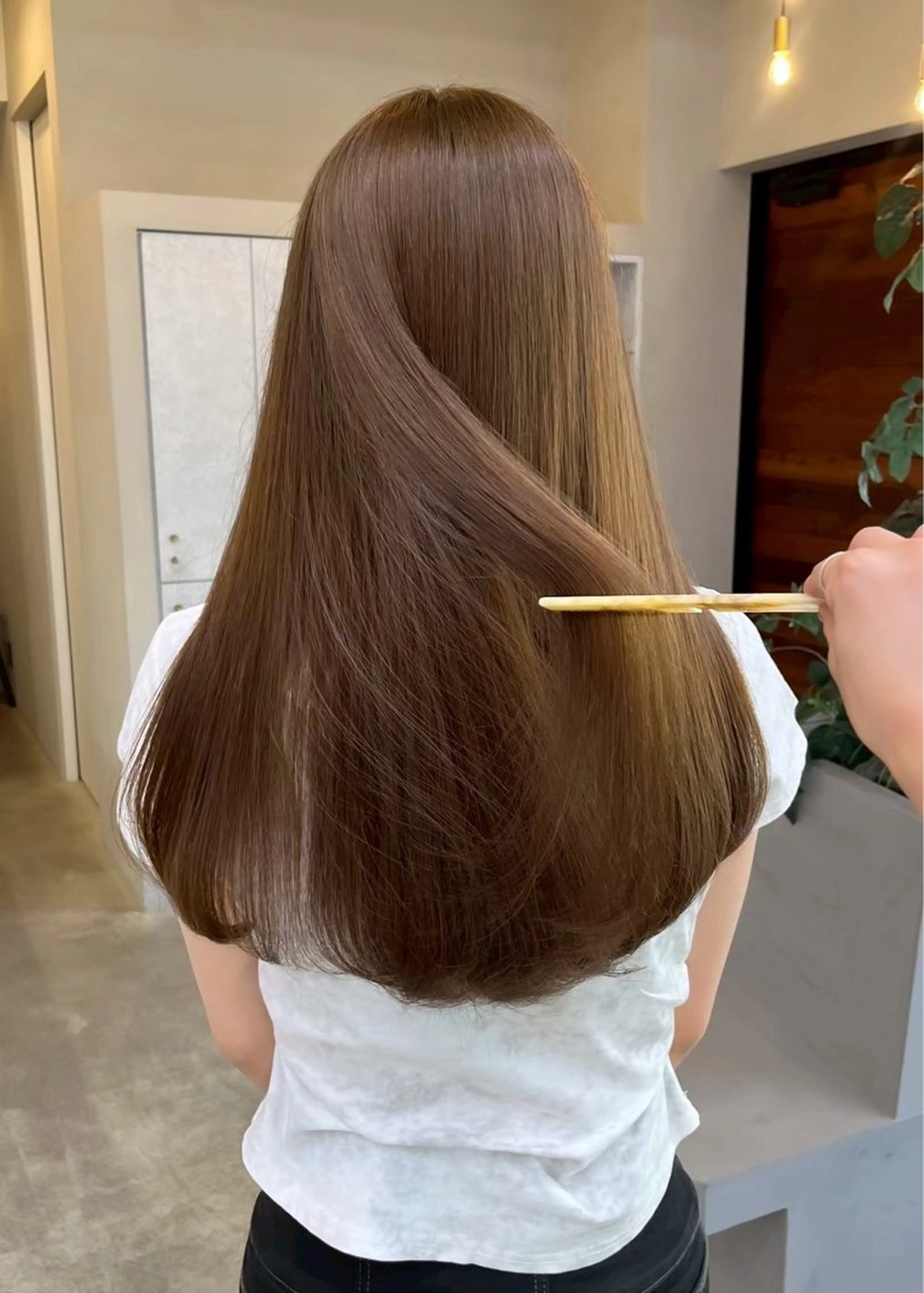 🫧🧊新規様限定🫧🧊ブリーチなしダブルカラー+𝗔𝘂𝗷𝘂𝗮4stトリートメント👒🍃の写真