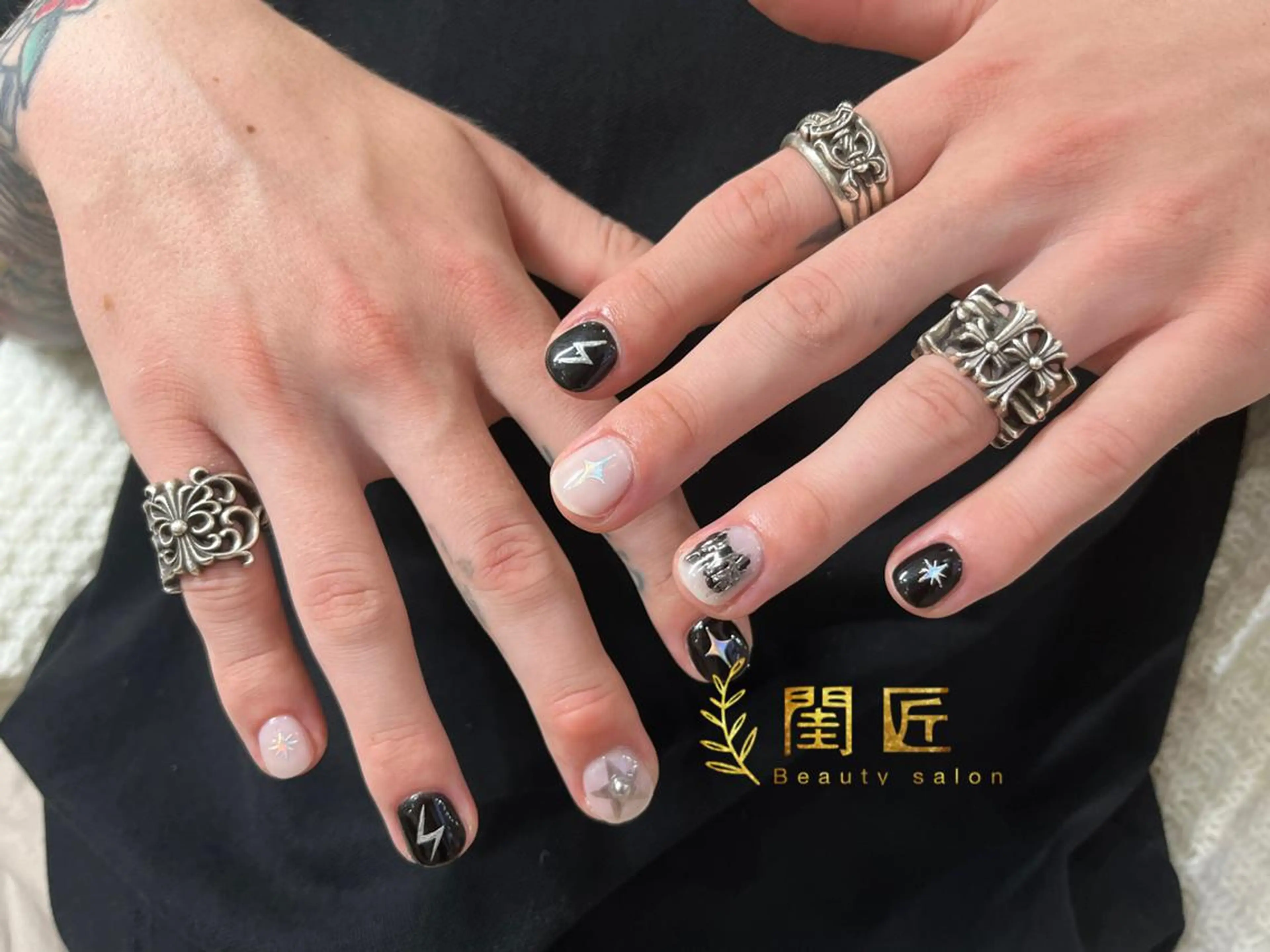 メンズ ネイル 閨匠 ビューティサロンのネイルデザイン