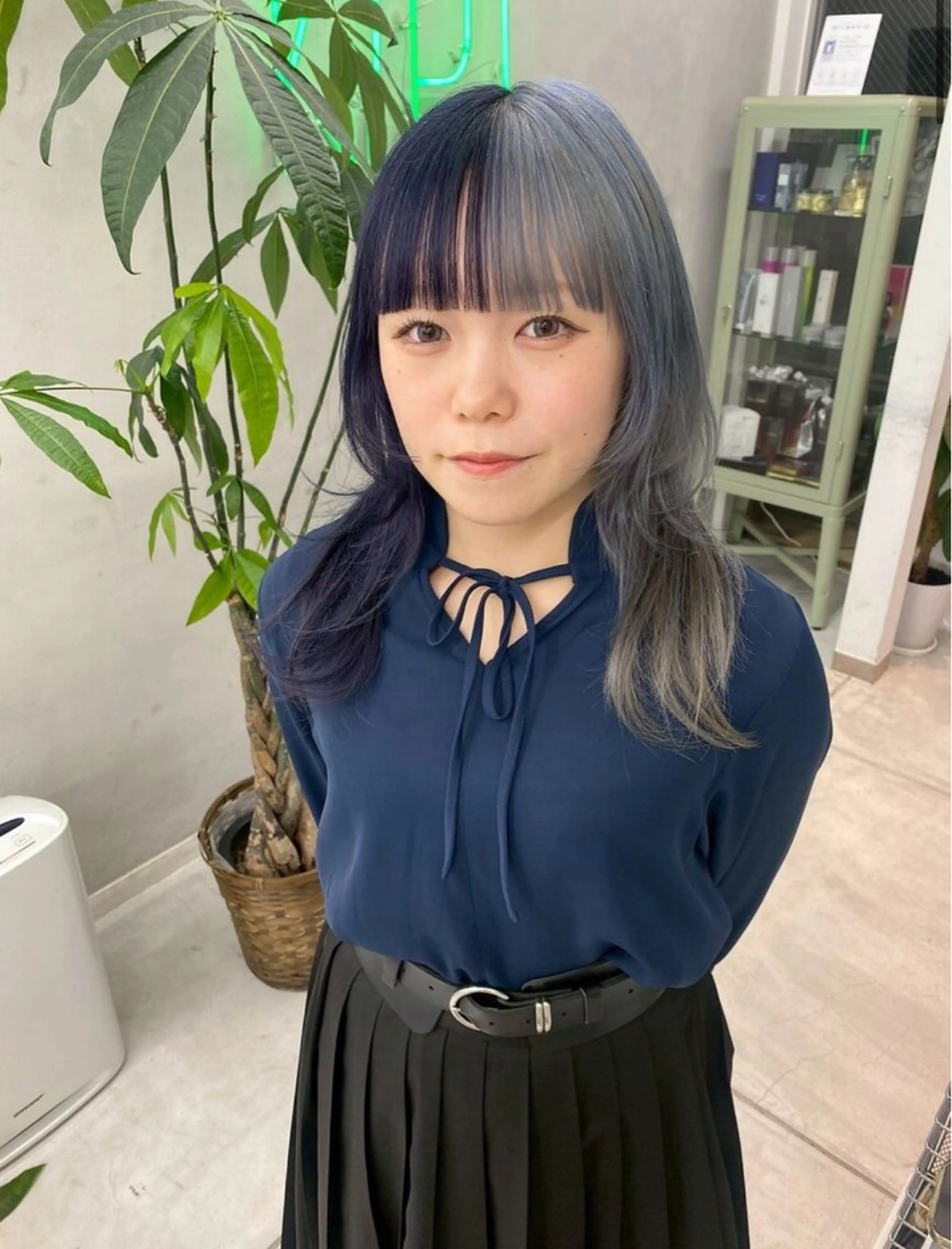 ロング カラー カット ヘアカラー ユリナ /Chlori淡路店のヘアスタイル