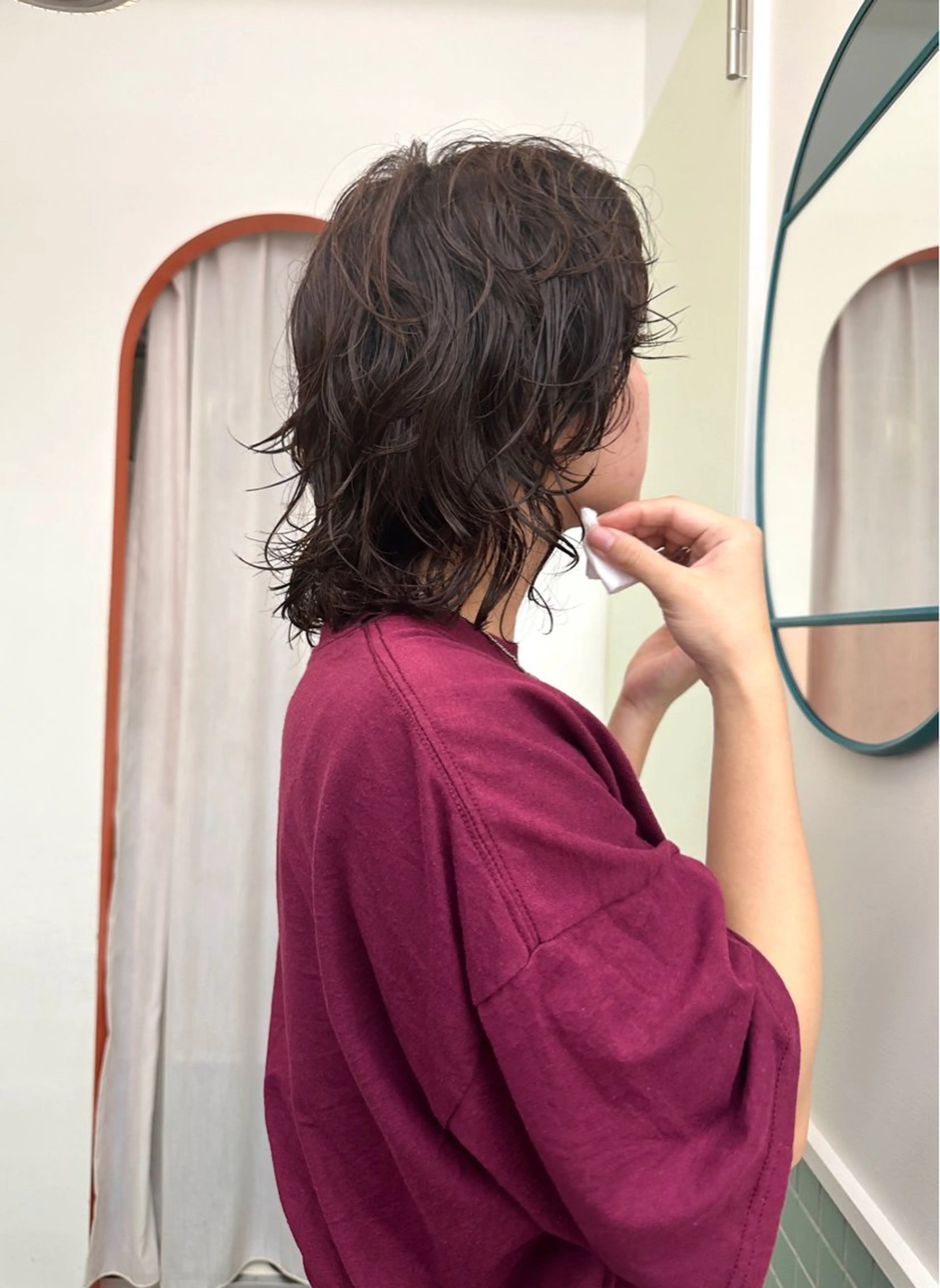 ショート パーマ ショートレイヤー レイヤーカット ショートヘア カット パーマ トリートメント ボブ/レイヤー/ケア パーマ/リュウタのヘアスタイル