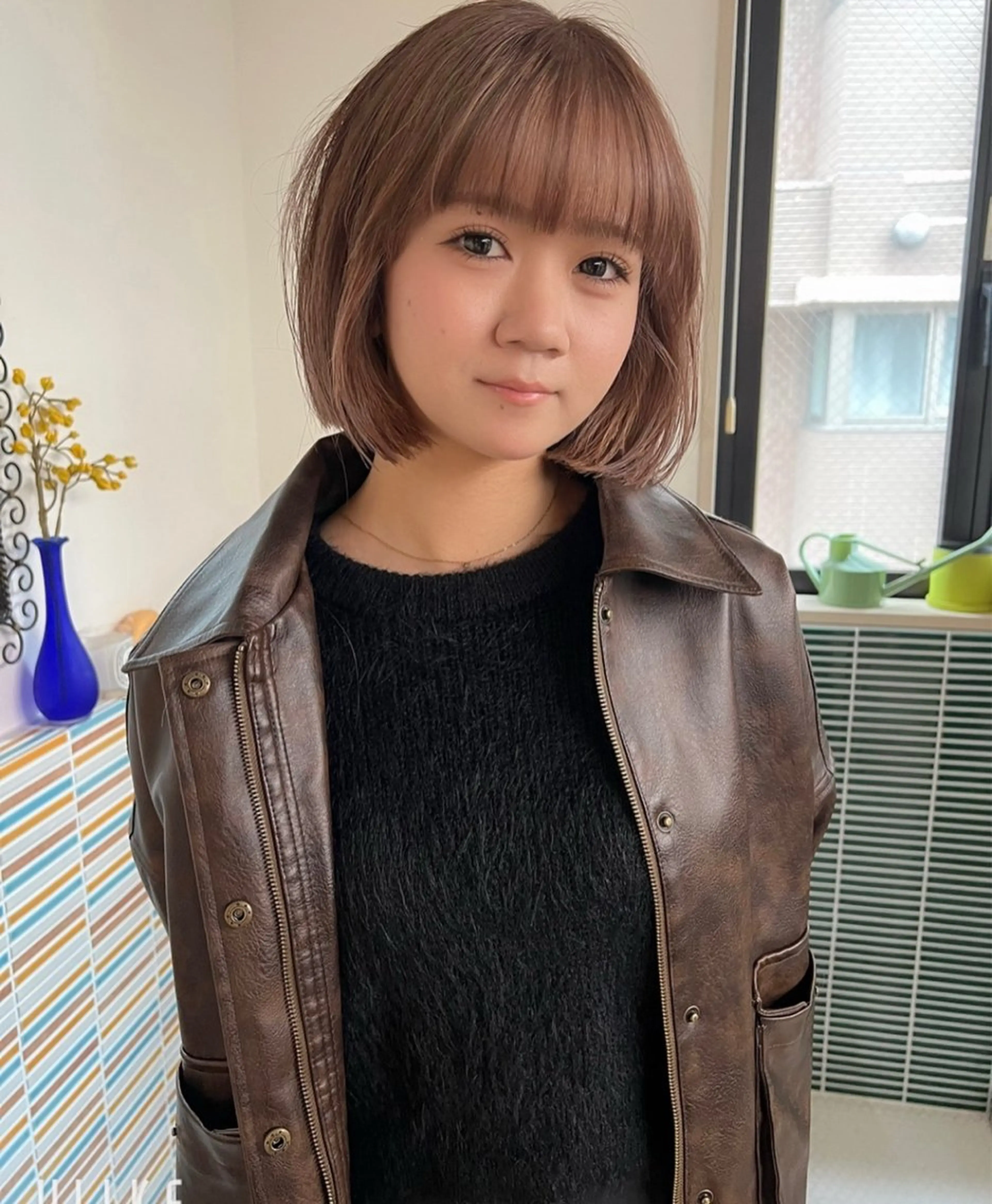 【12月限定🍓】Wカラー（1ブリーチ➕カラー）➕トリートメント🌼 /梅田/中崎町/暖色/オリーブ/ベージュの写真