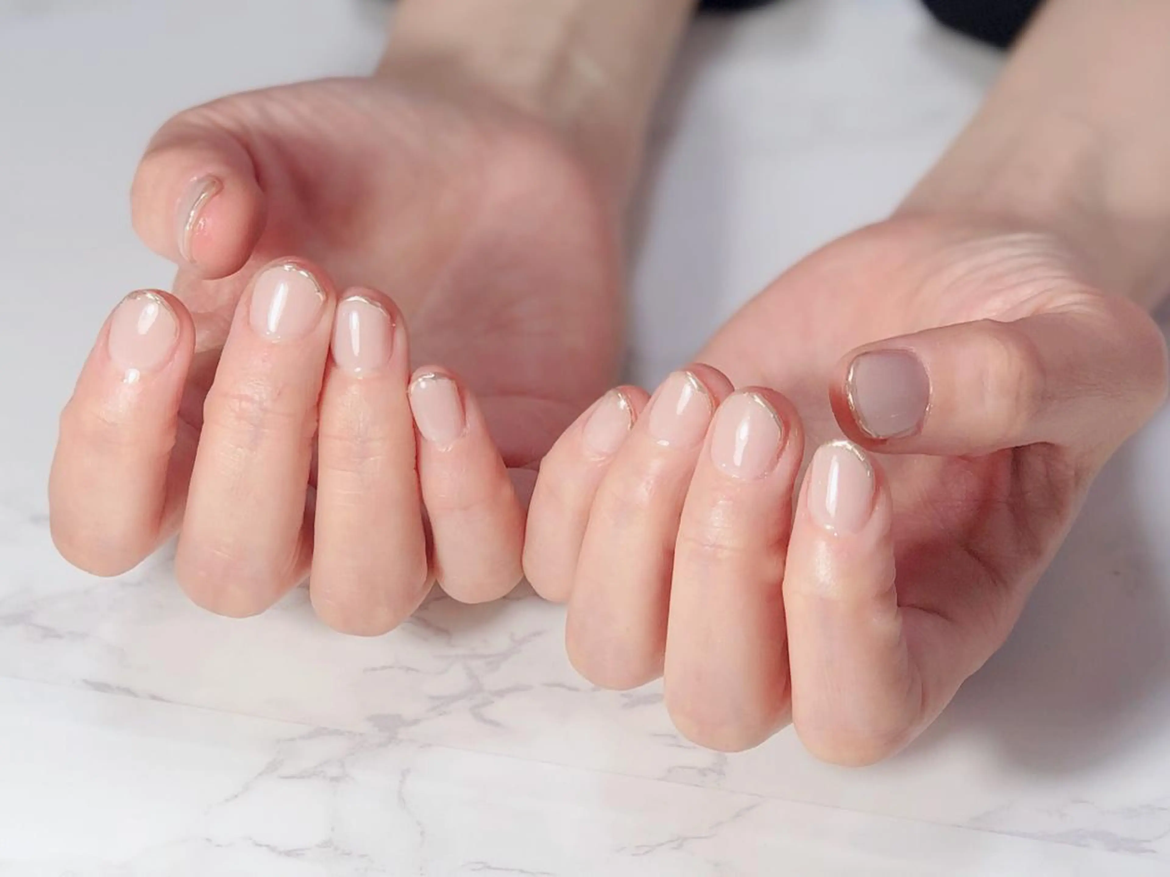 ネイル フレンチネイル ジェルネイル ミラーネイル オフィスネイル ワンカラーネイル 辻野 和枝のネイルデザイン