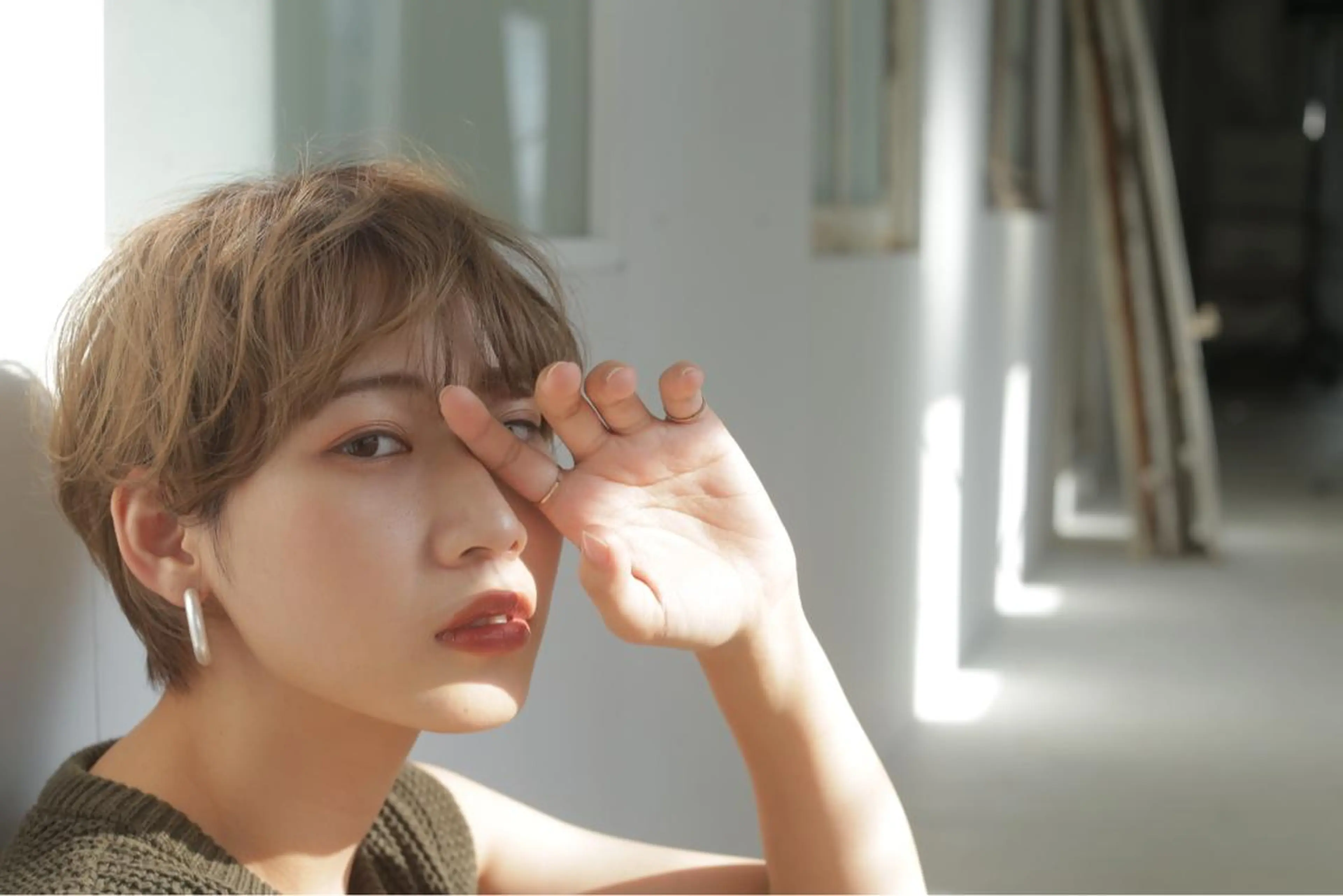 ショート カラー 保子 祐里香のヘアスタイル