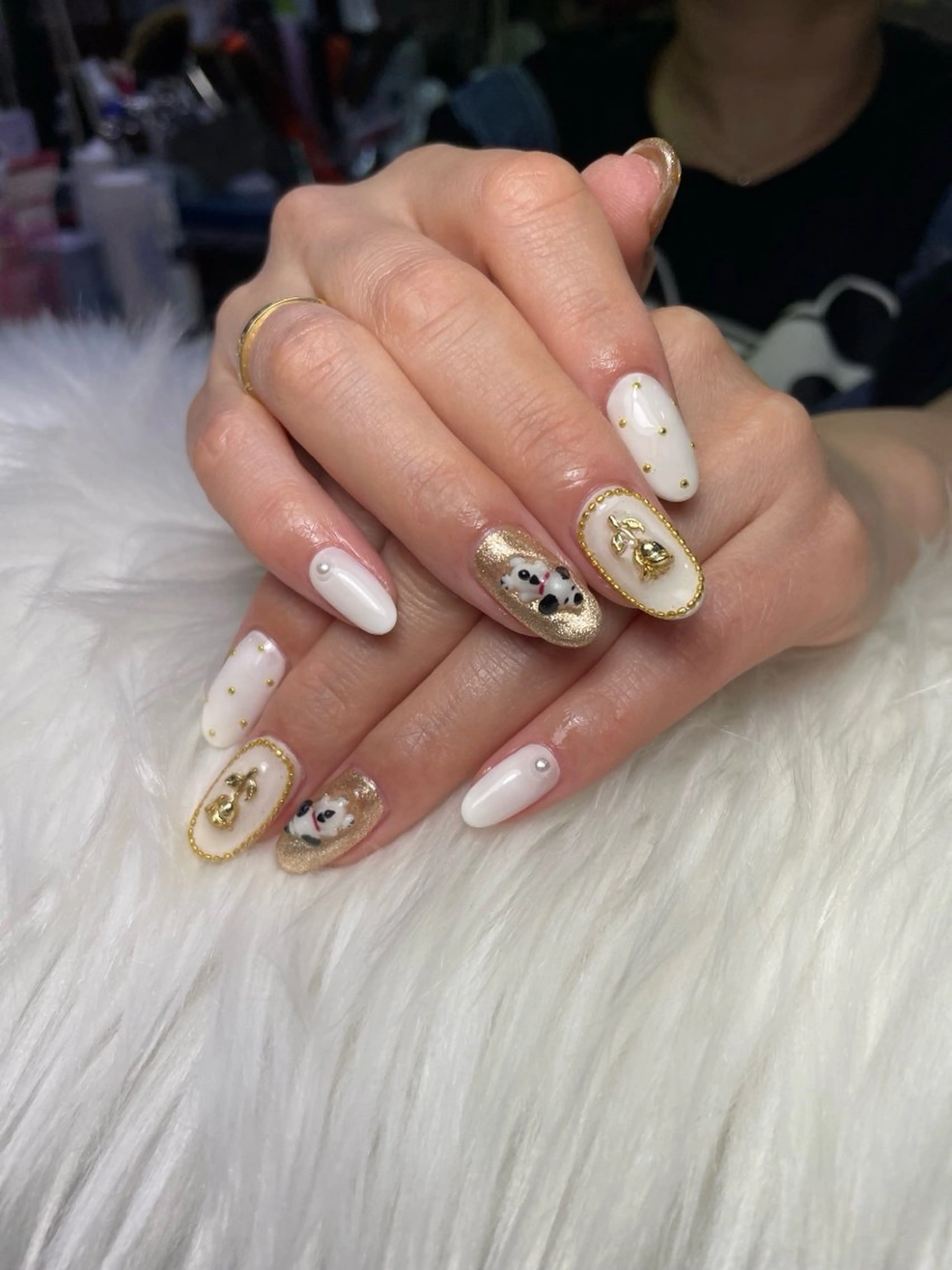 ネイル フラワーネイル 美容室るーじゅ所属・美容室 るーじゅ/しいの木台のマツエク・マツパデザイン