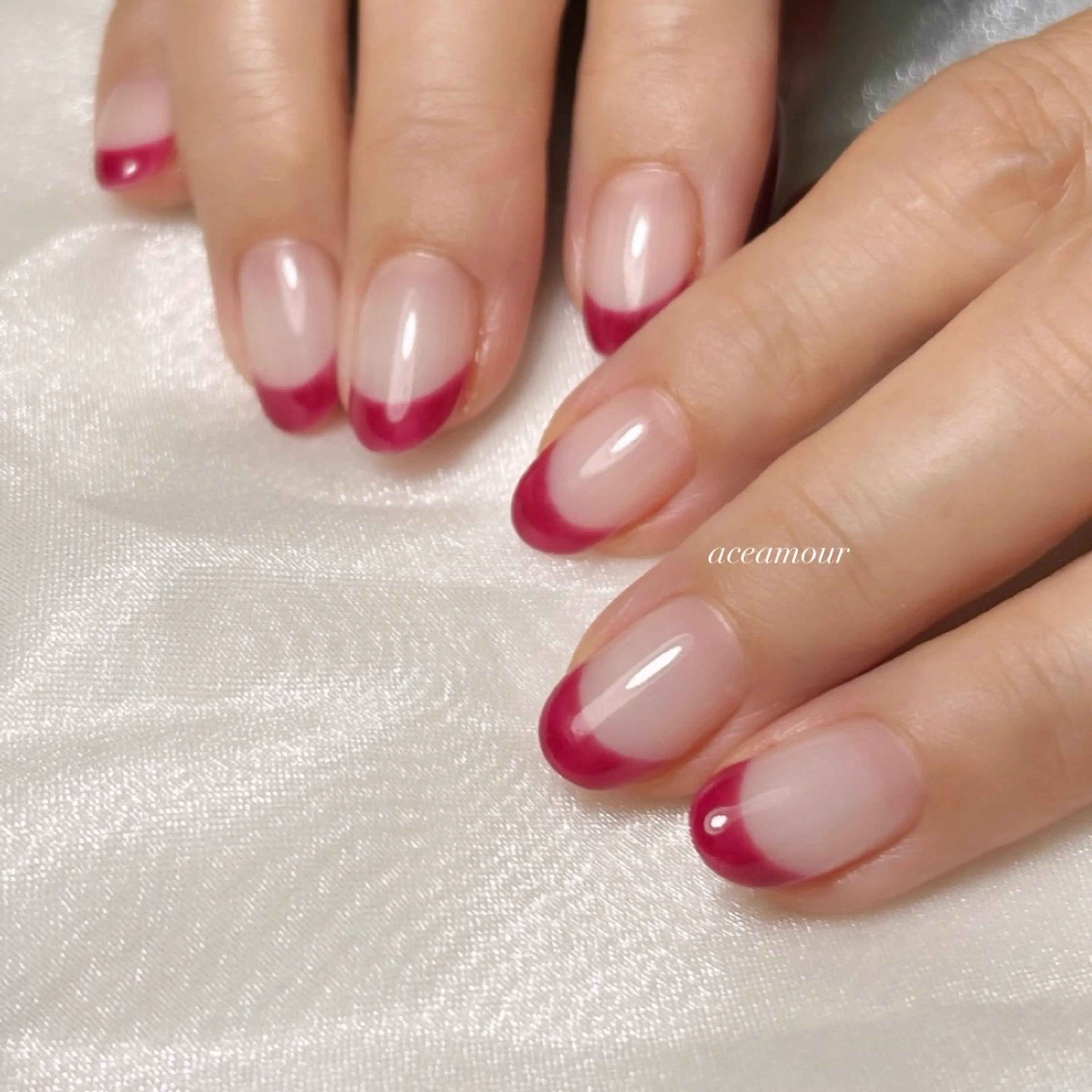 ネイル ハンドネイル ハンドケア ネイル/耳つぼ /新ホワイトニングのネイルデザイン