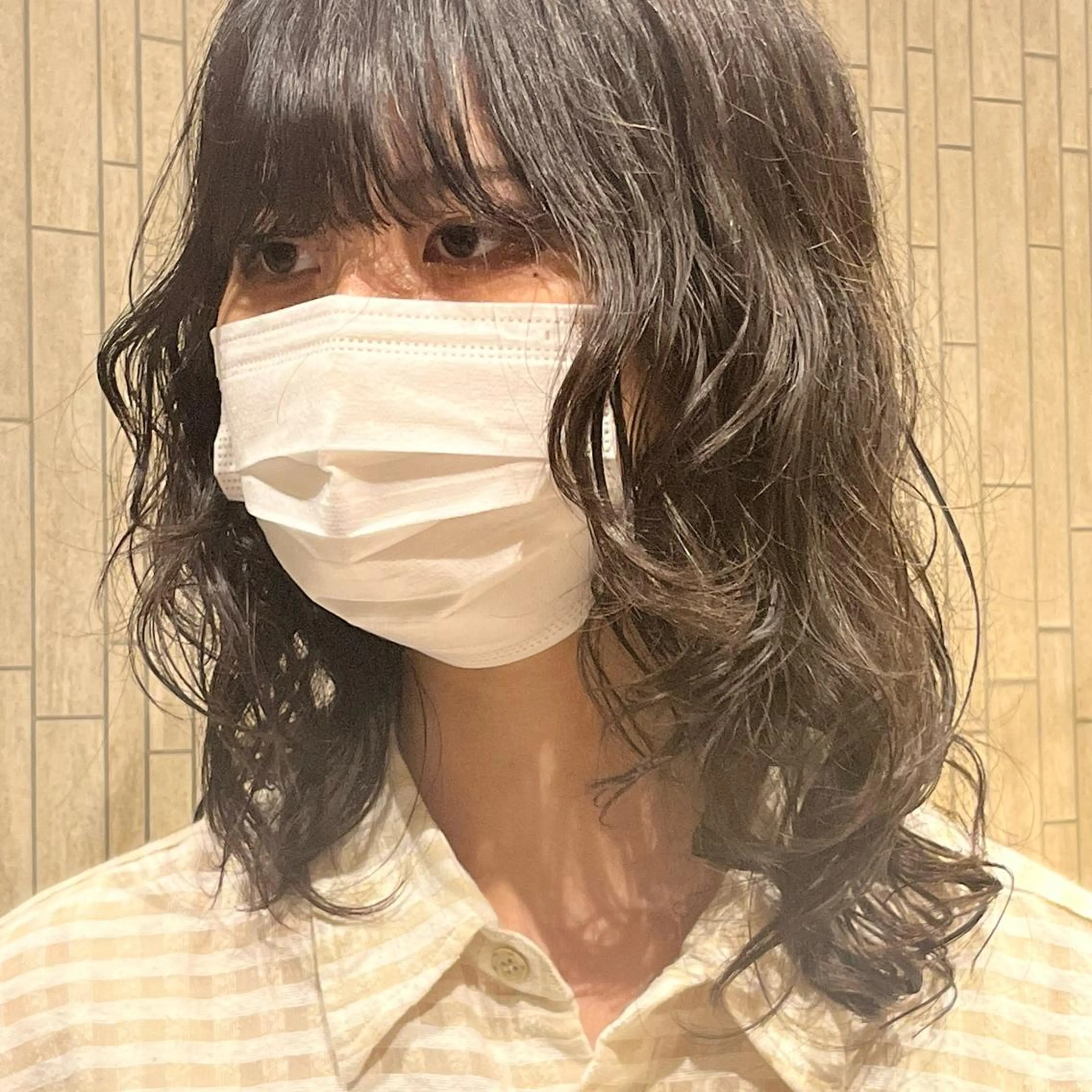 ミディアム パーマ Uo/似合わせパーマ /髪質改善/四条烏丸のヘアスタイル