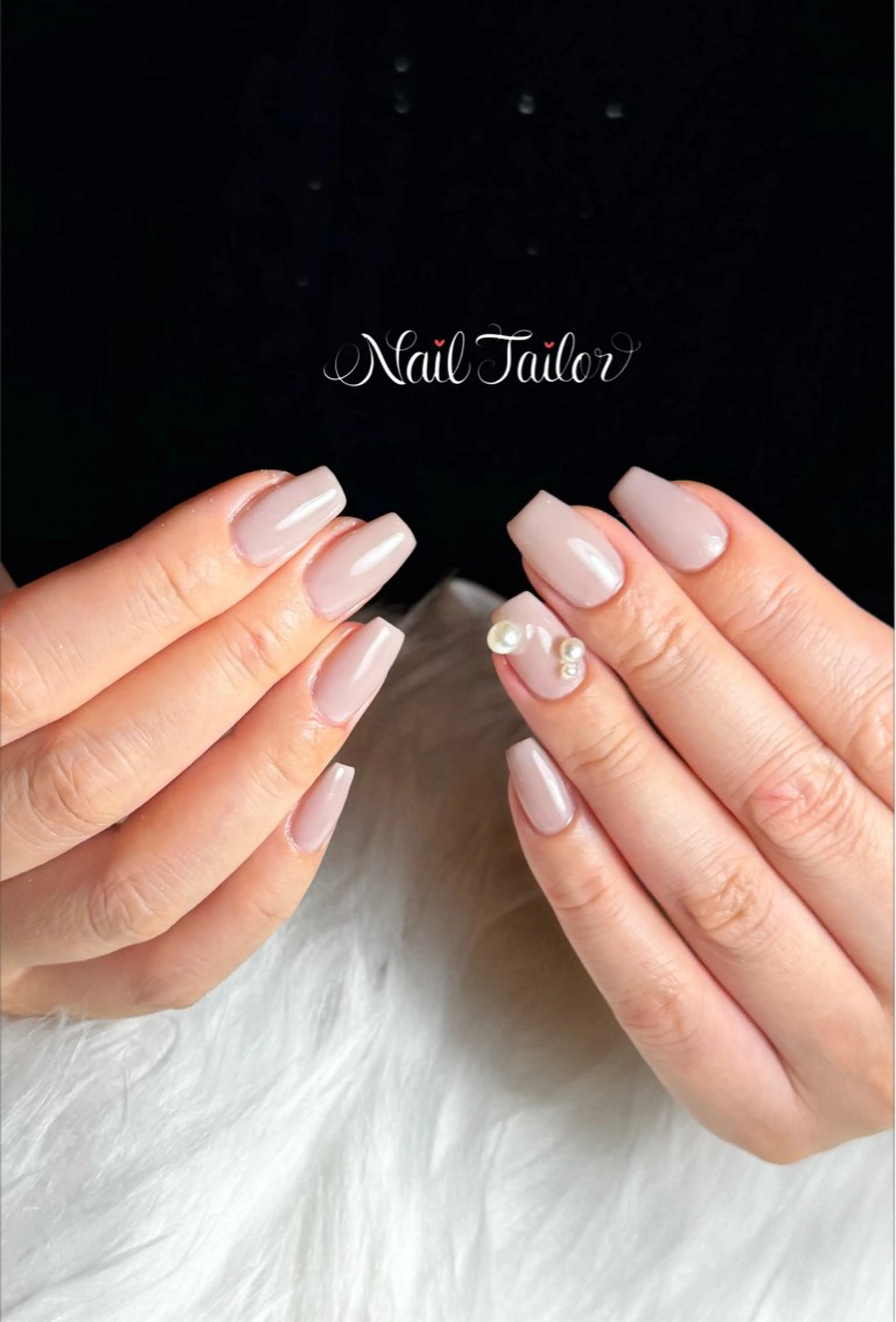 カラー グレージュ ピンクカラー 入学式 ハンドネイル 〜Nail Tailor〜　ネイルテイラー所属・NailTailor ネイルテイラーのネイルデザイン