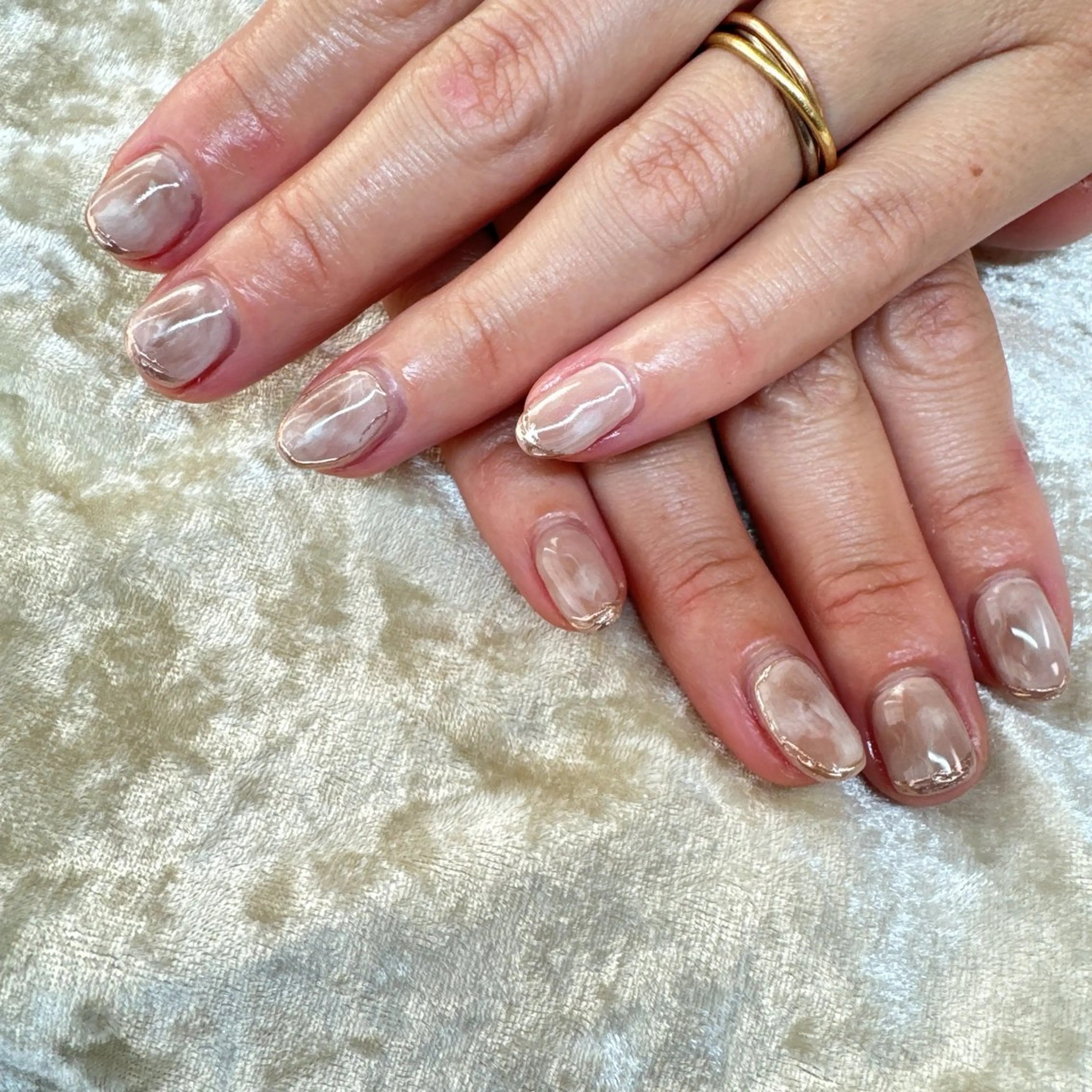 ネイル 大理石ネイル(マーブル) N.plus NaiLのネイルデザイン