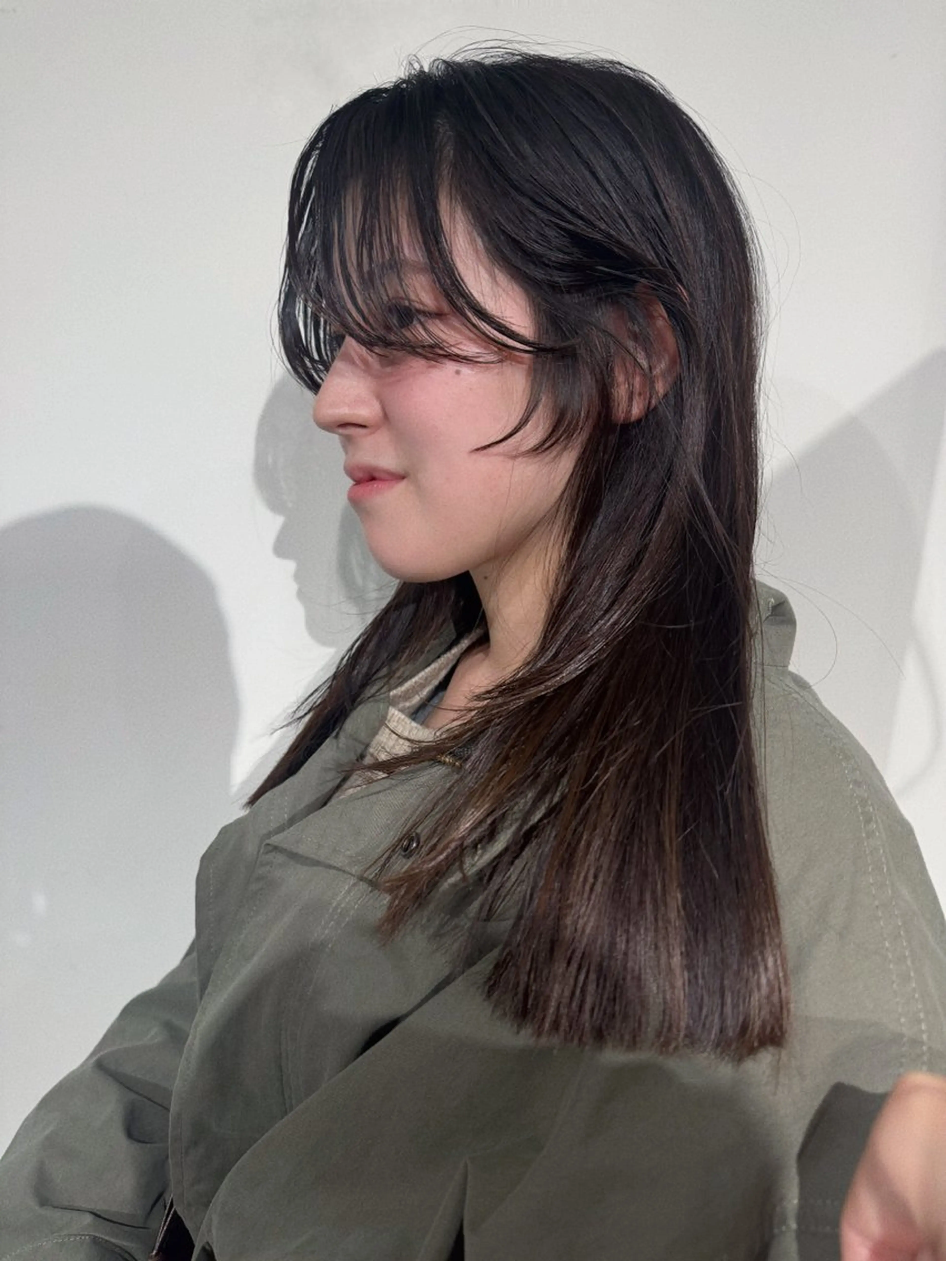 ロング カット ヘアカラー 南部 綾音のヘアスタイル