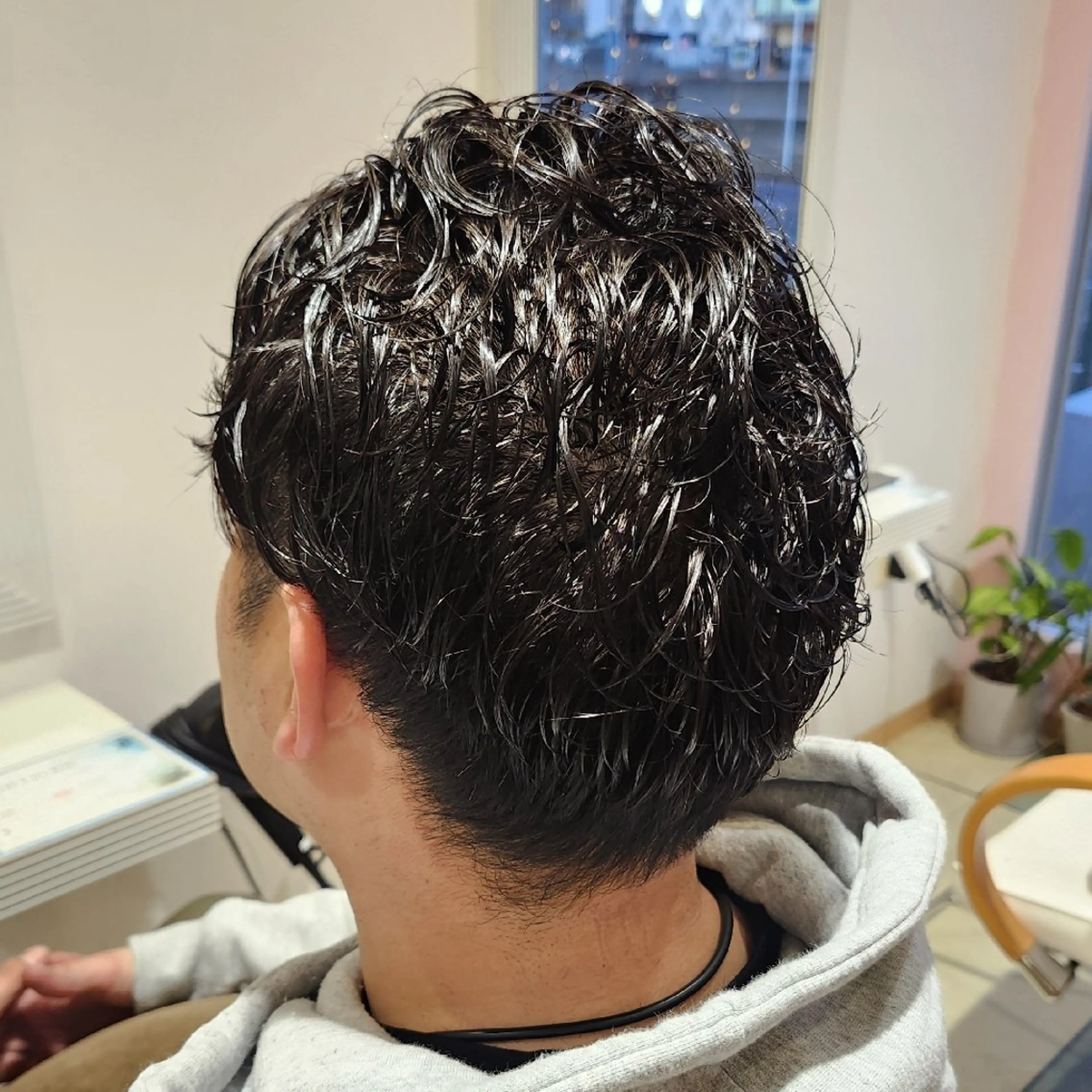 メンズ メンズパーマ 暖色カラー/髪質改善 /メンズ🧡莉南のヘアスタイル