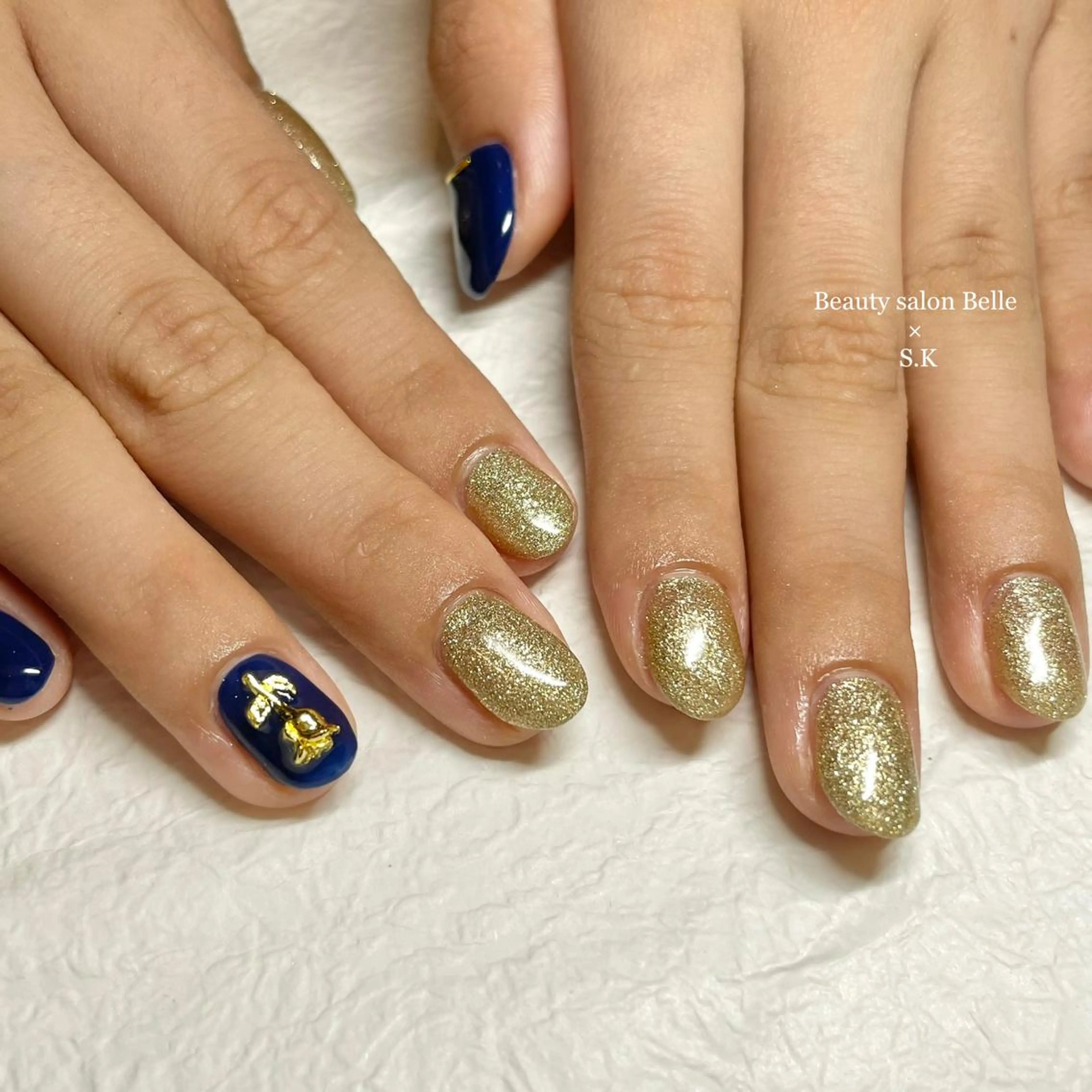 ミディアム ネイル ワンカラーネイル ラヴィアンローズ所属・S. kurumiのネイルデザイン