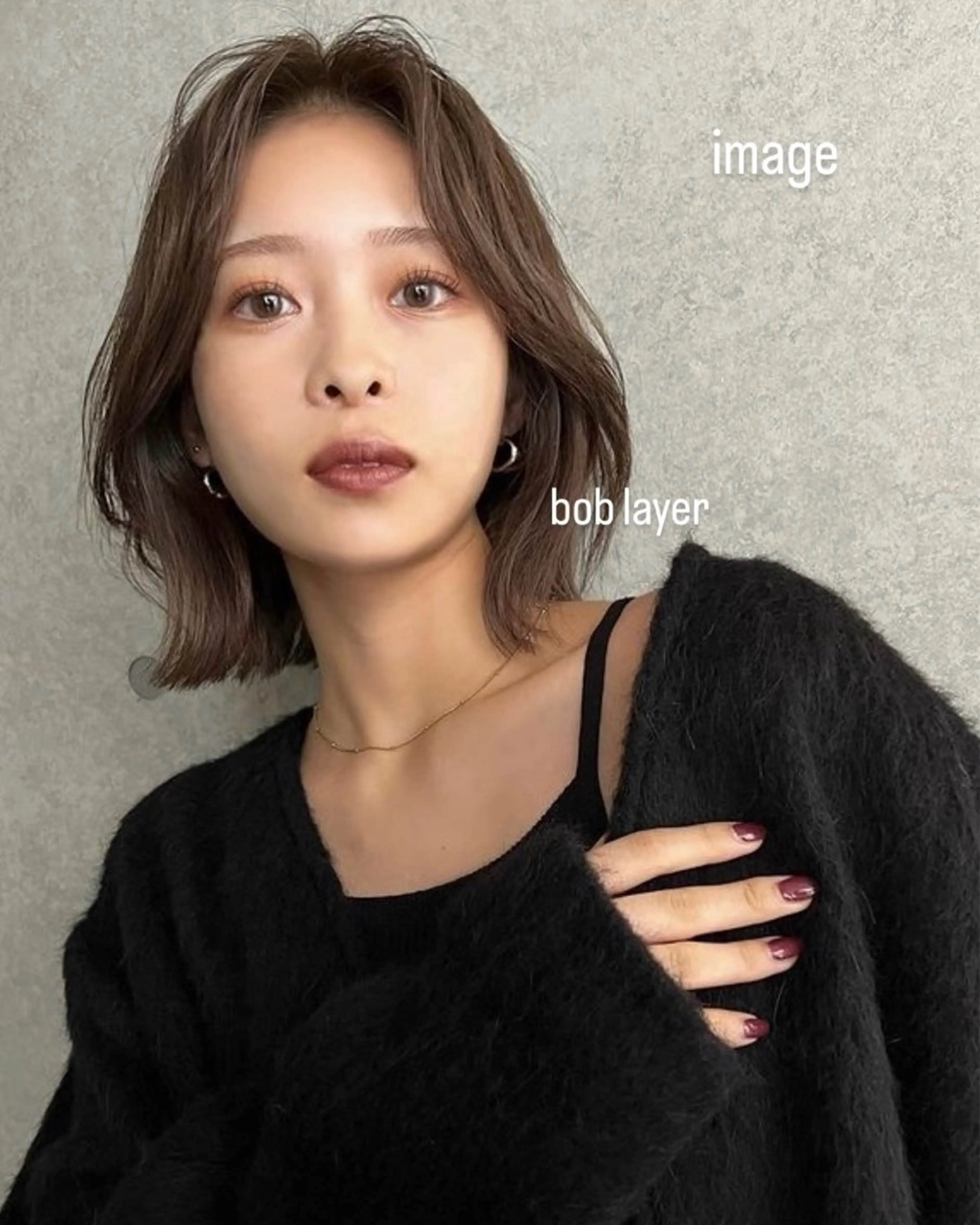 ミディアム レイヤー/透明感/ 顔周り/kana🩰のヘアスタイル