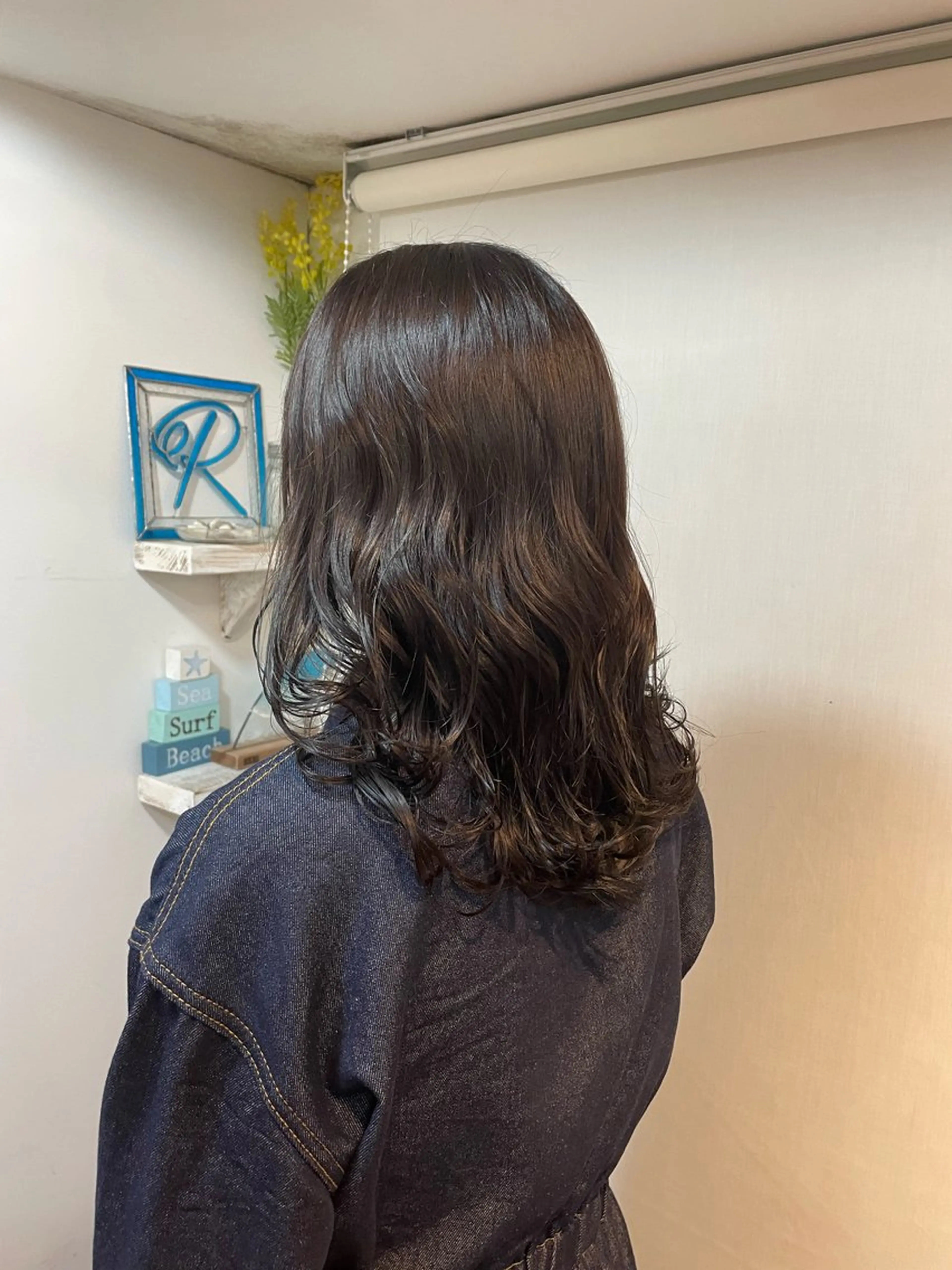 カラー グレージュ ラベンダーカラー ラベンダーグレージュ ラベンダーグレー Raguna所属・艶カラー/暖色カラー RENAのヘアスタイル