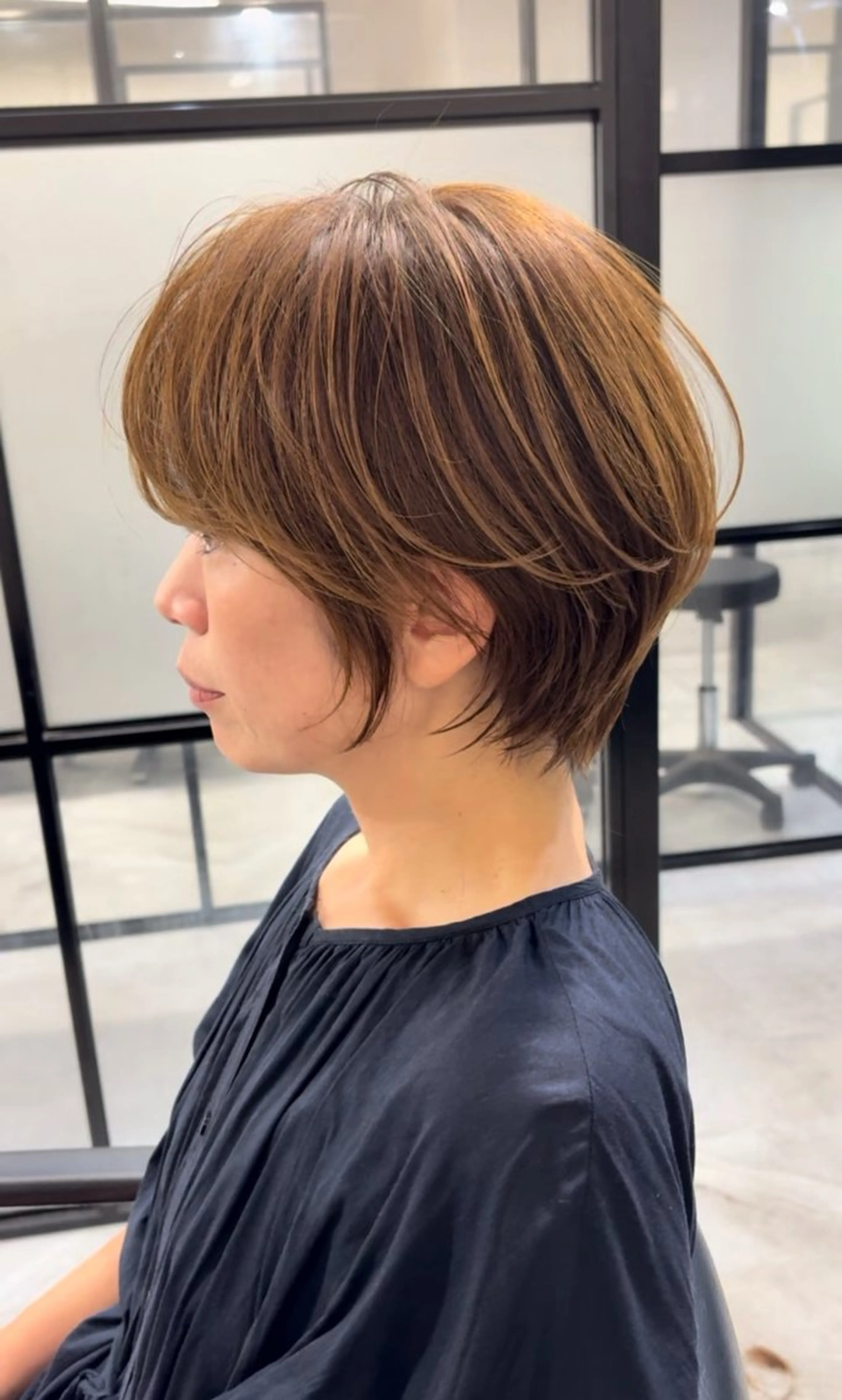 ショート カット ヘアカラー エマノン梅田茶屋町所属・✨艶髪ショート✨ 木場　裕由毅のヘアスタイル