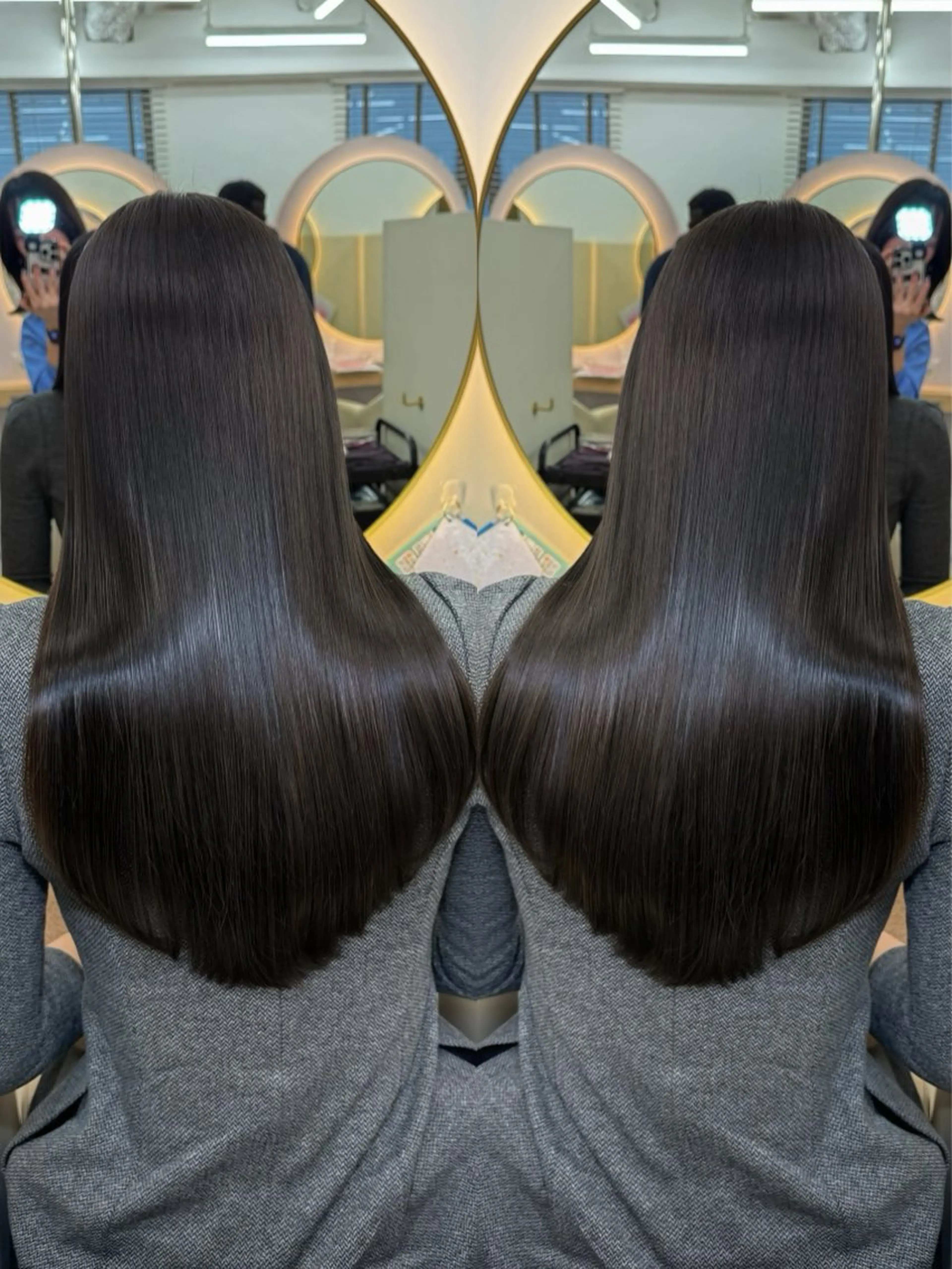 【🎀当店イチオシ🎀】カット+超高濃度水素カラー+プレミアムULTOWAトリートメントの写真