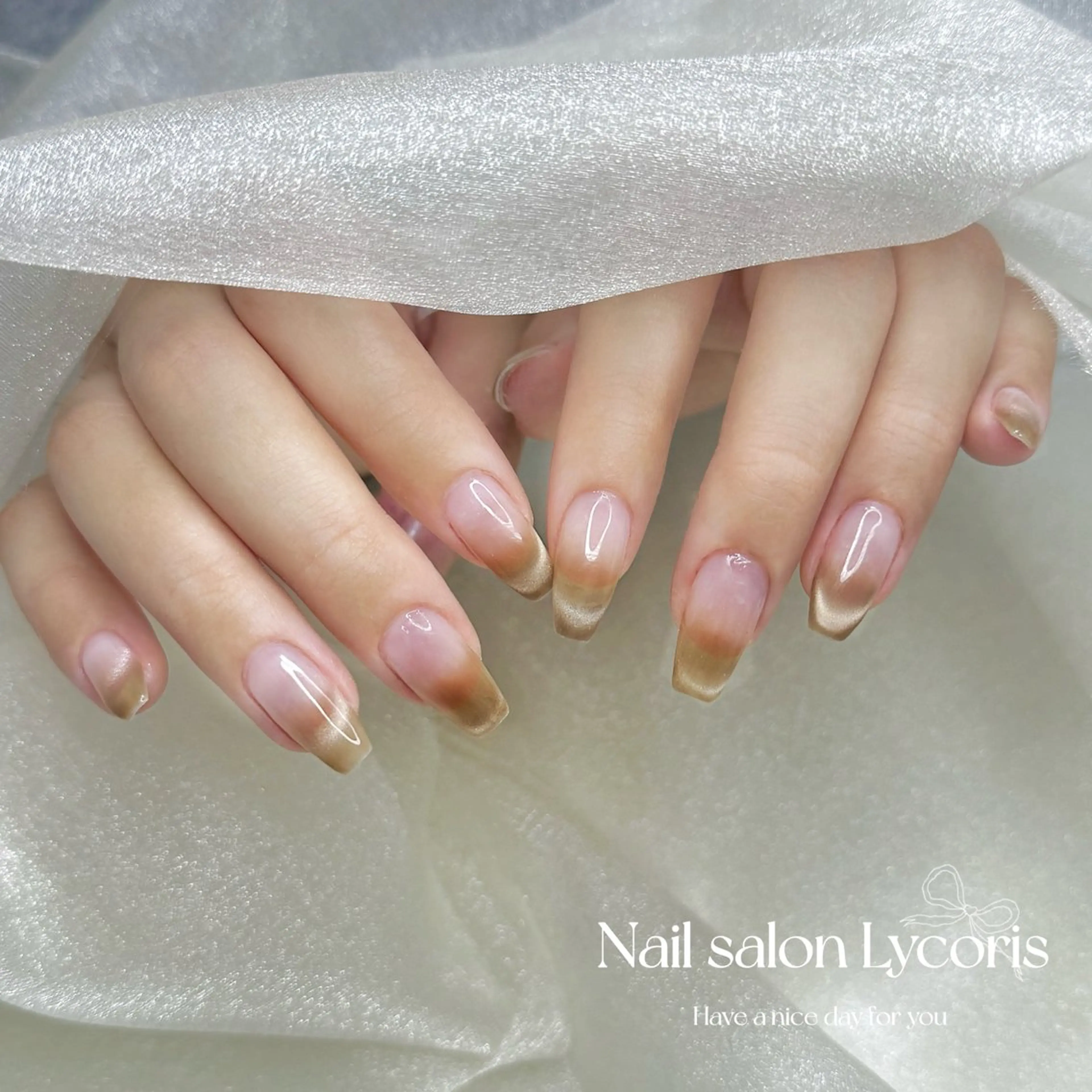 ネイル フレンチネイル ハンドネイル Nail salon Lycoris キキのネイルデザイン