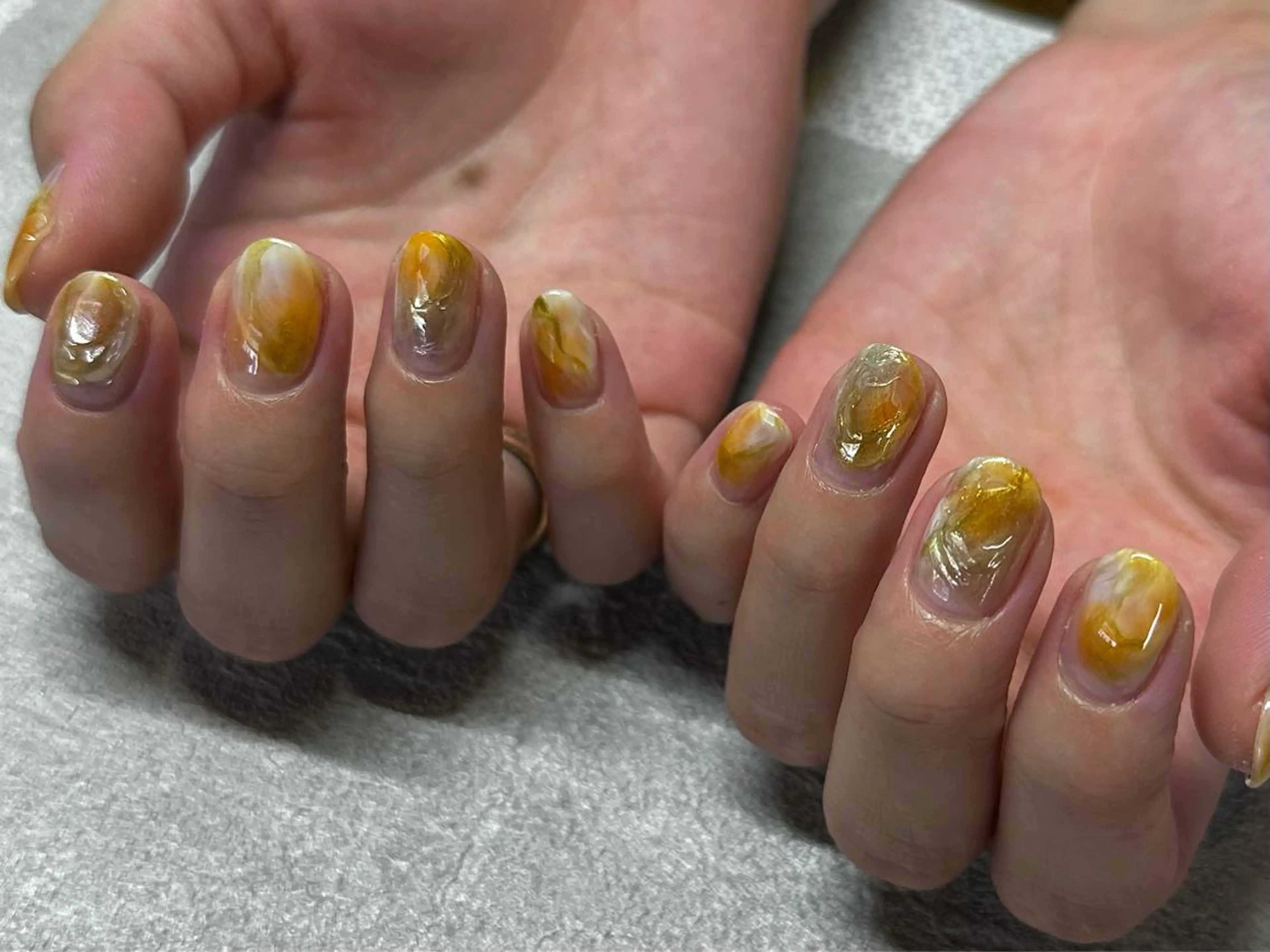 ネイル アートネイル キラキラネイル ロングネイル マグネットネイル ミラーネイル 小河 仁美のネイルデザイン