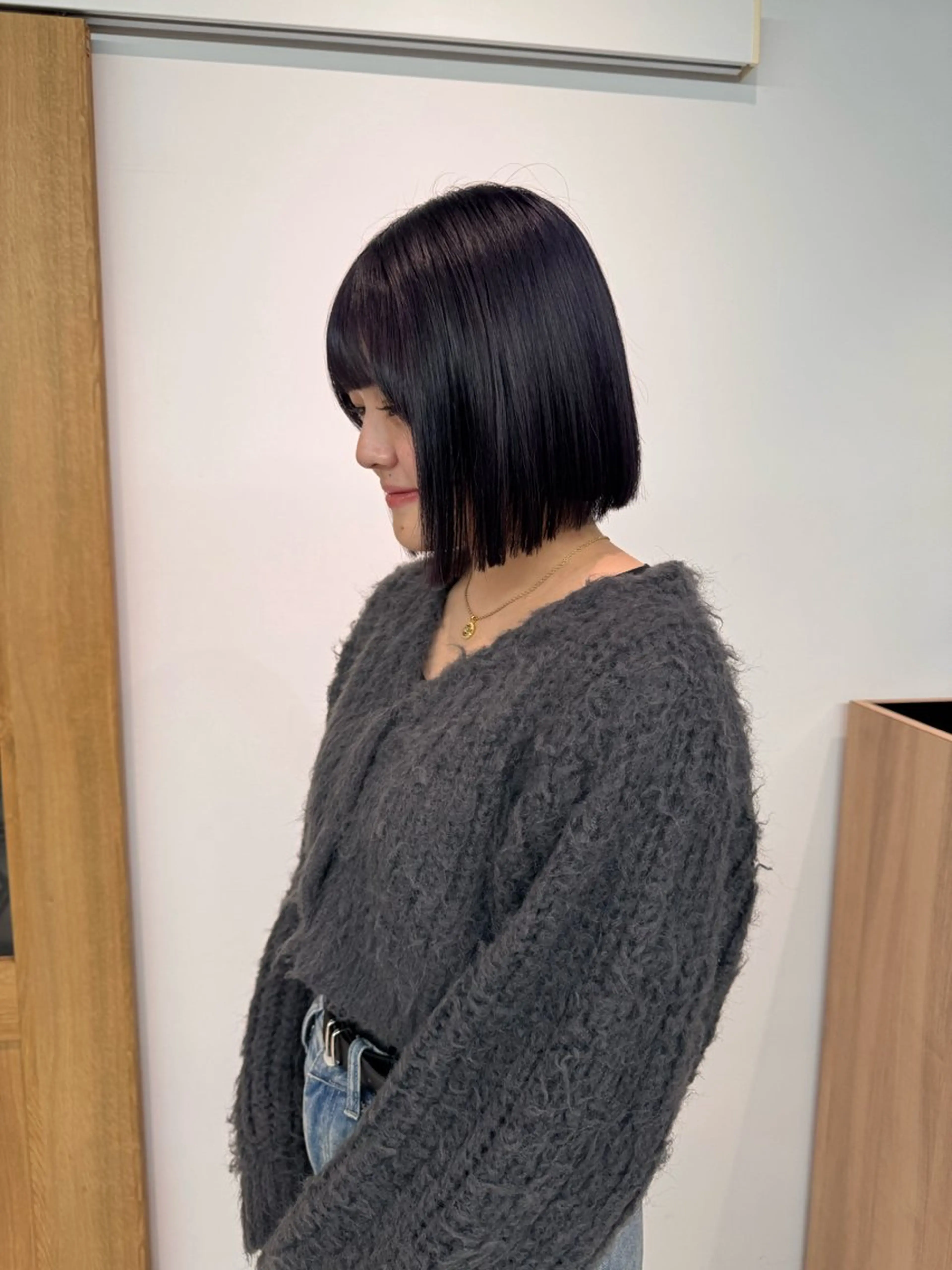 ショート カラー 切りっぱなしボブ ダブルカラー ボブ カット ヘアカラー 顔周りレイヤー /kokoro🦮のヘアスタイル