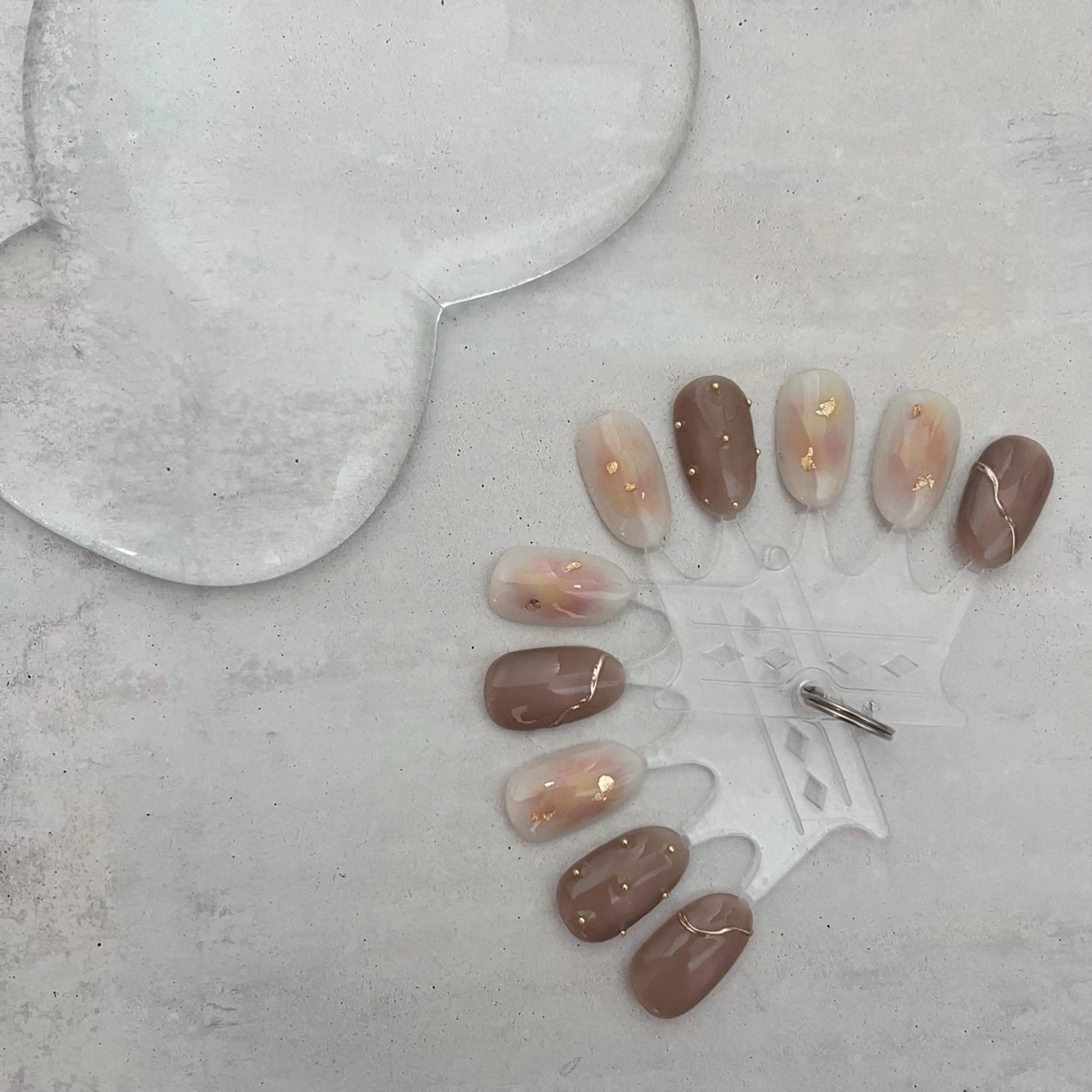 ネイル ニュアンスネイル オフィスネイル K Aのネイルデザイン