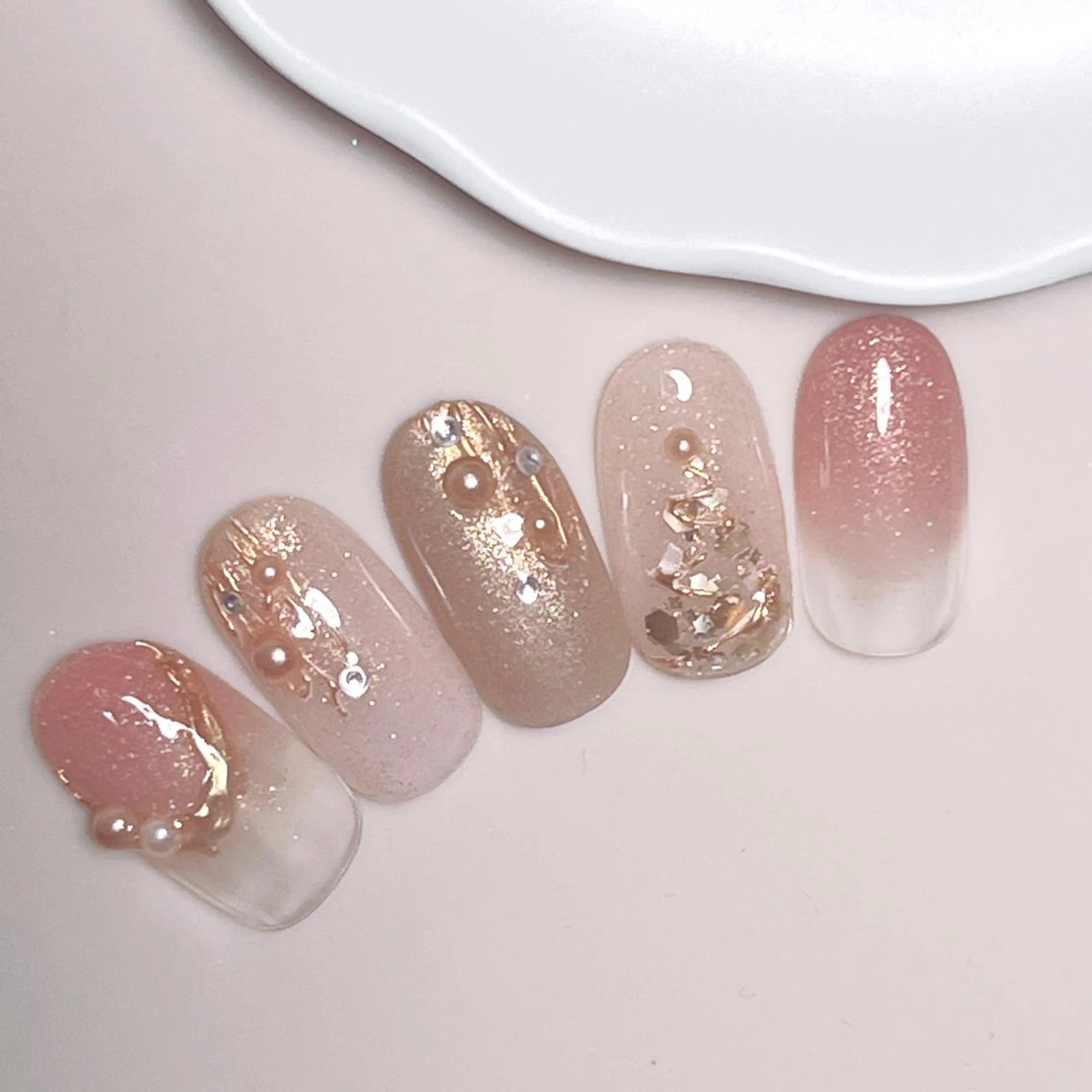 ネイル 【爪の育成専門】深爪・むしり癖・丸い爪・ガサガサなど　　Rio nail所属・Rio nail まなみのネイルデザイン