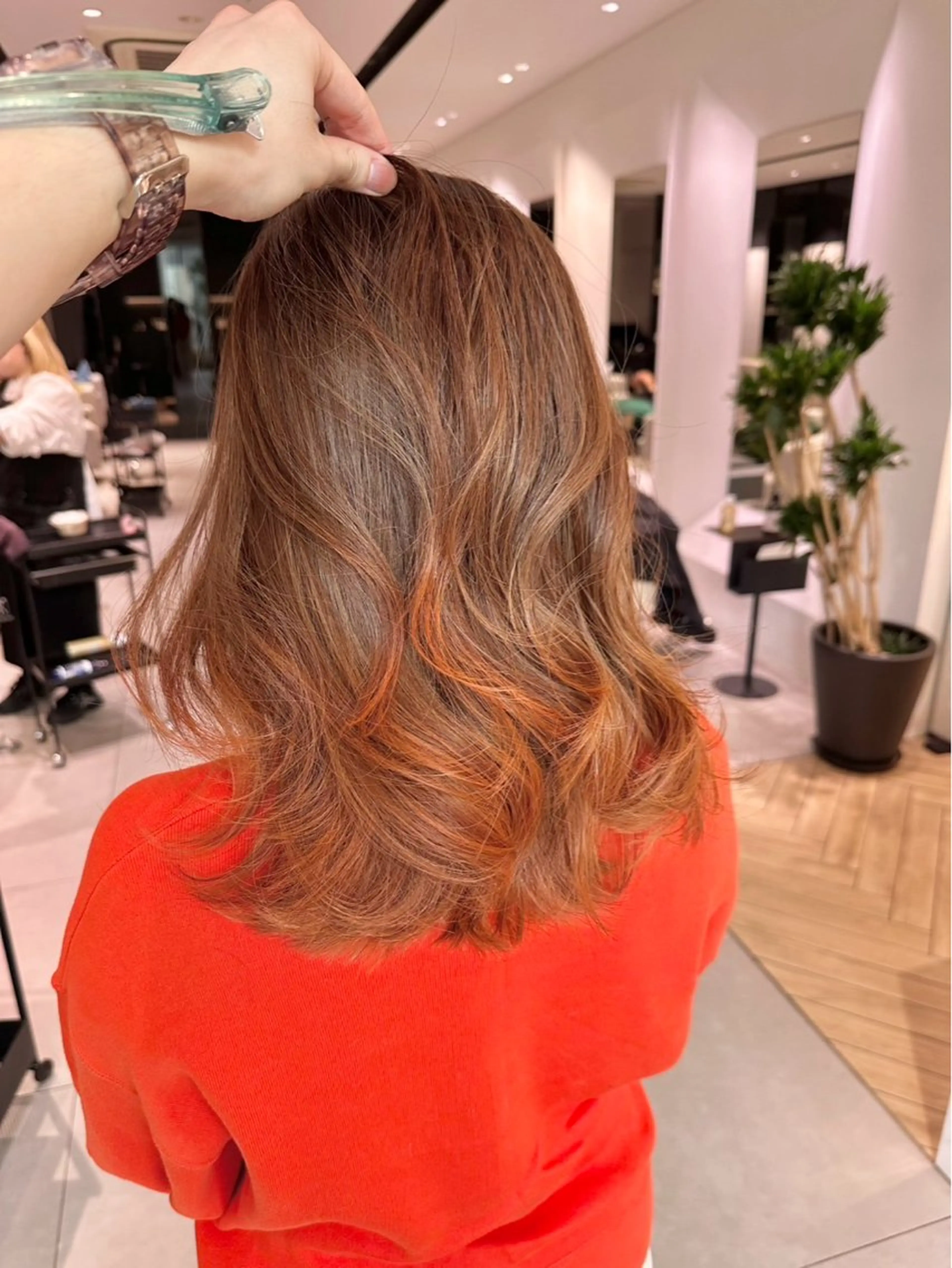 ミディアム stair:case 武蔵小杉所属・髪質改善/ブリーチ 特化🧡‬‪田中颯士のヘアスタイル