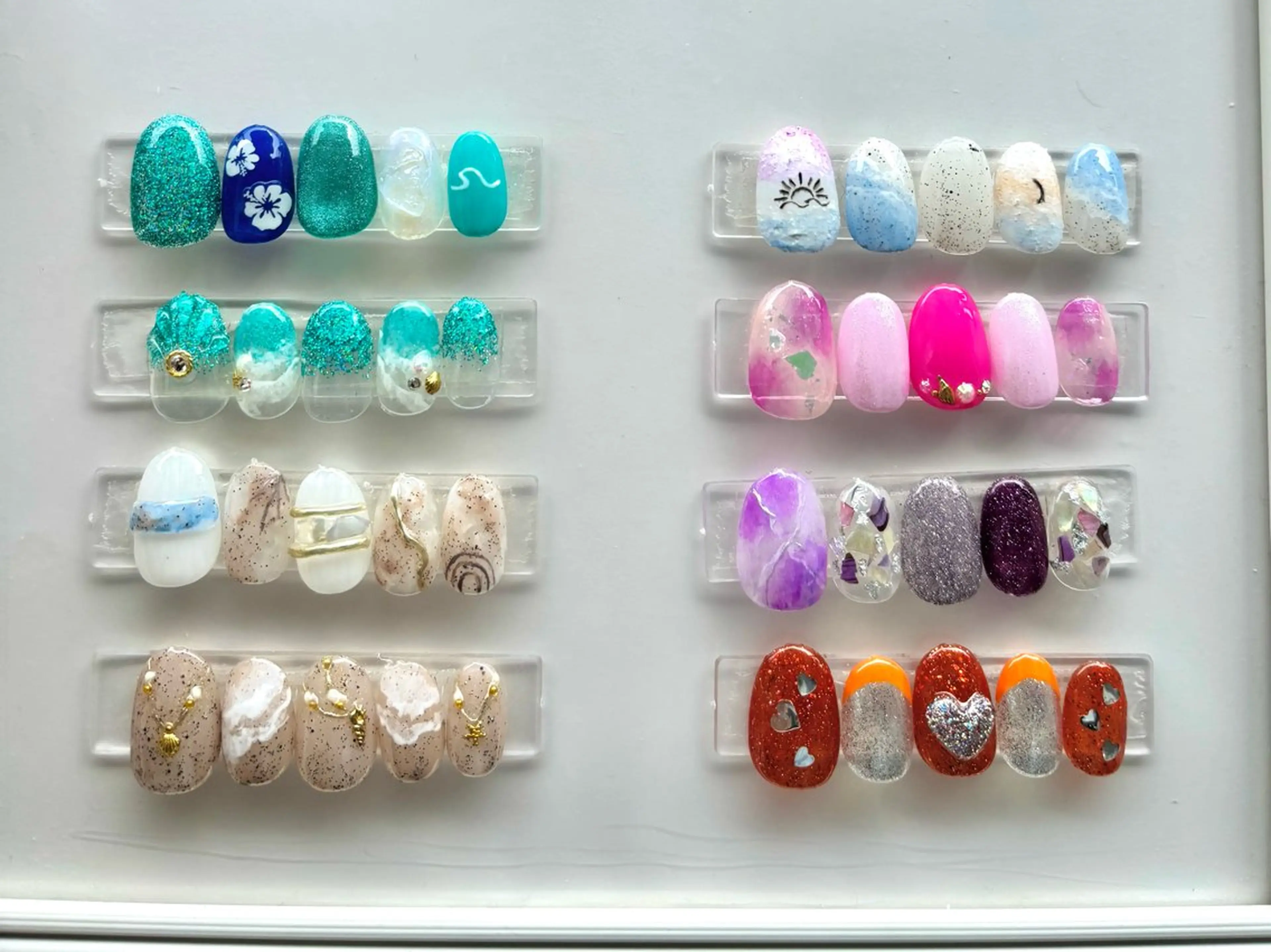 ネイル ニュアンスネイル 夏ネイル ハンドネイル LUANA n'sのネイルデザイン