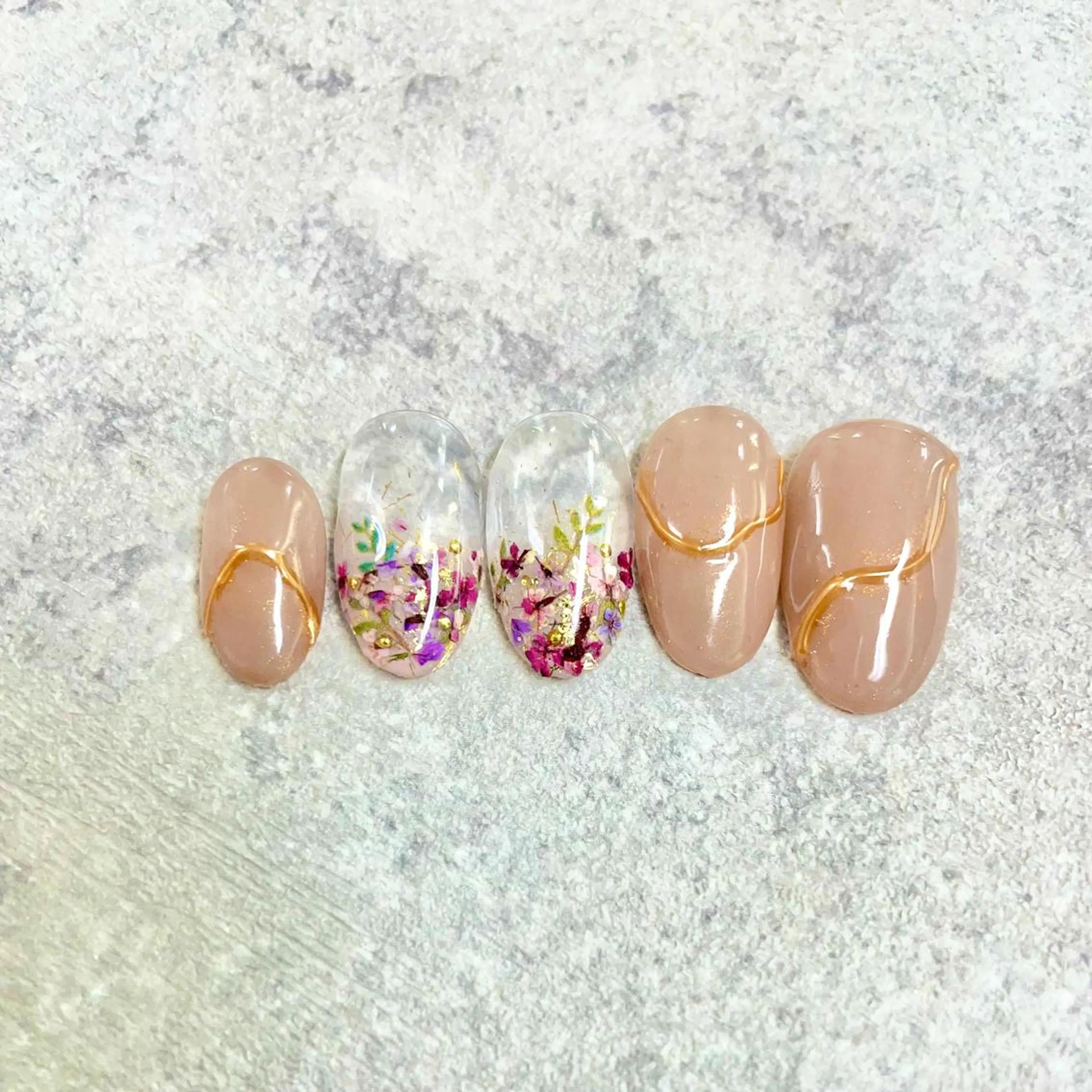 ネイル フットネイル フレンチネイル ジェルネイル グラデーション キラキラネイル ハンドネイル .N YUKIのネイルデザイン