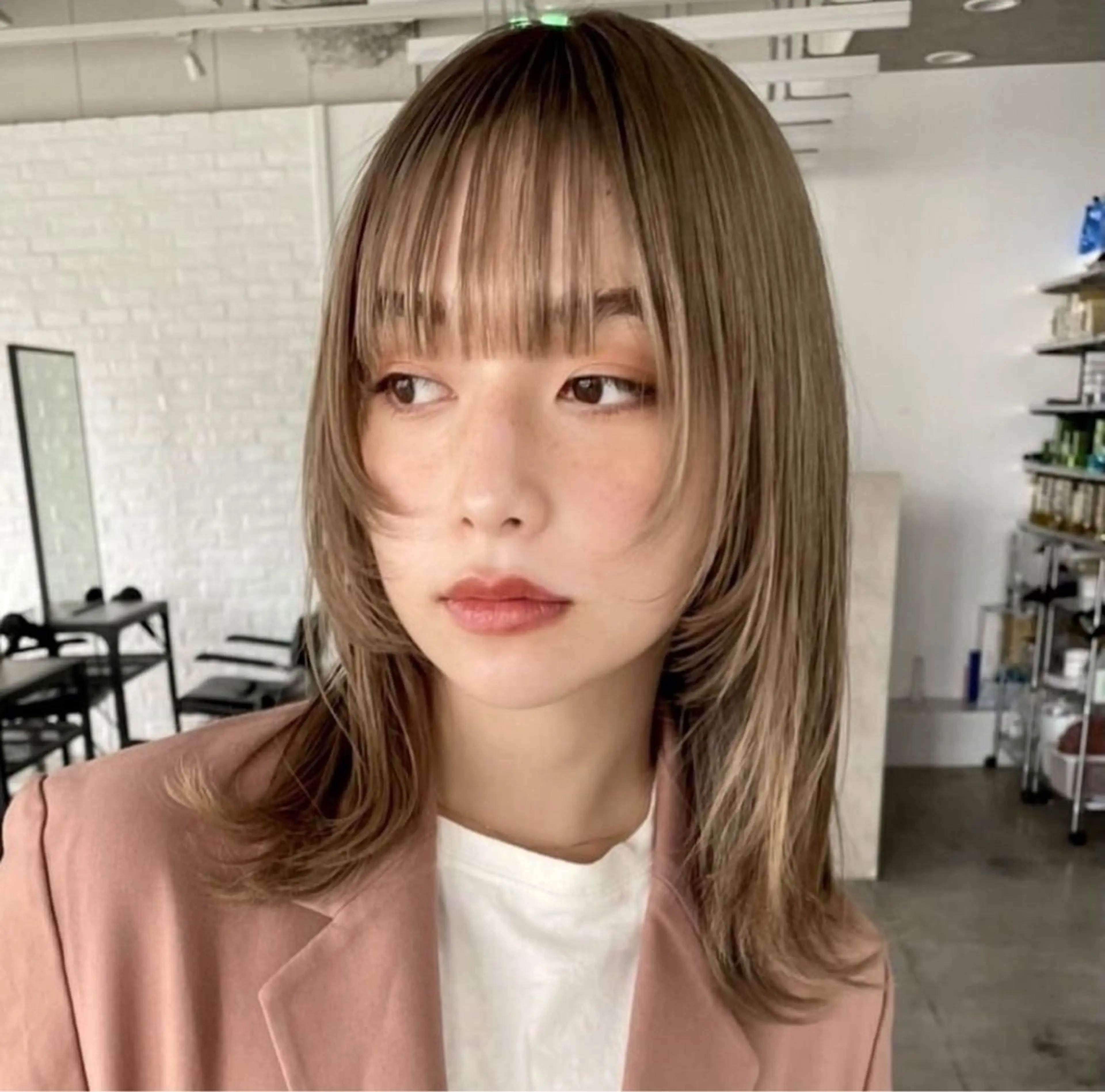 カラー ヘアカラー トリートメント 極ダブルカラー😎 透明感😇/ハルキのヘアスタイル