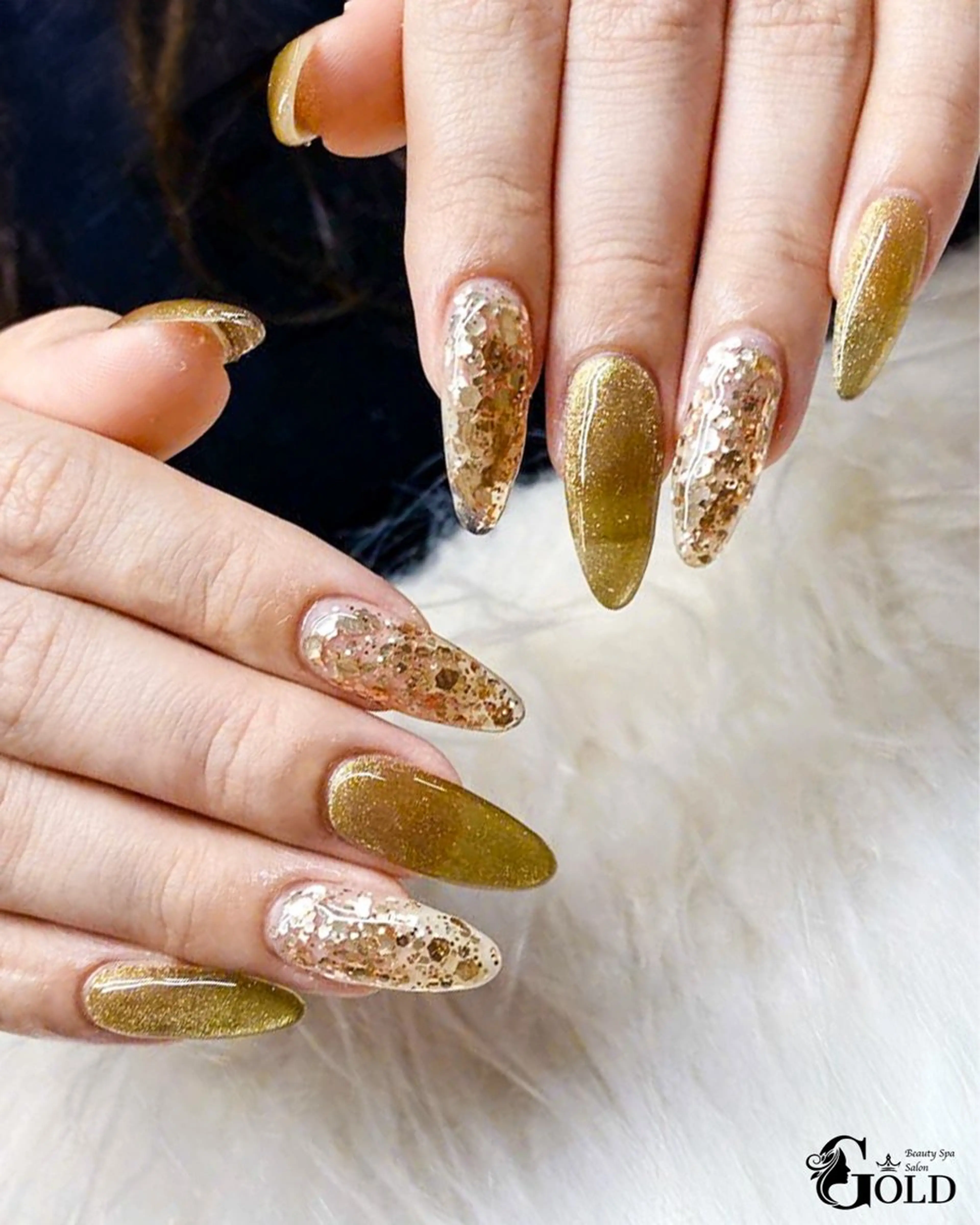 ネイル オフィスネイル Salon GOLD リンのネイルデザイン