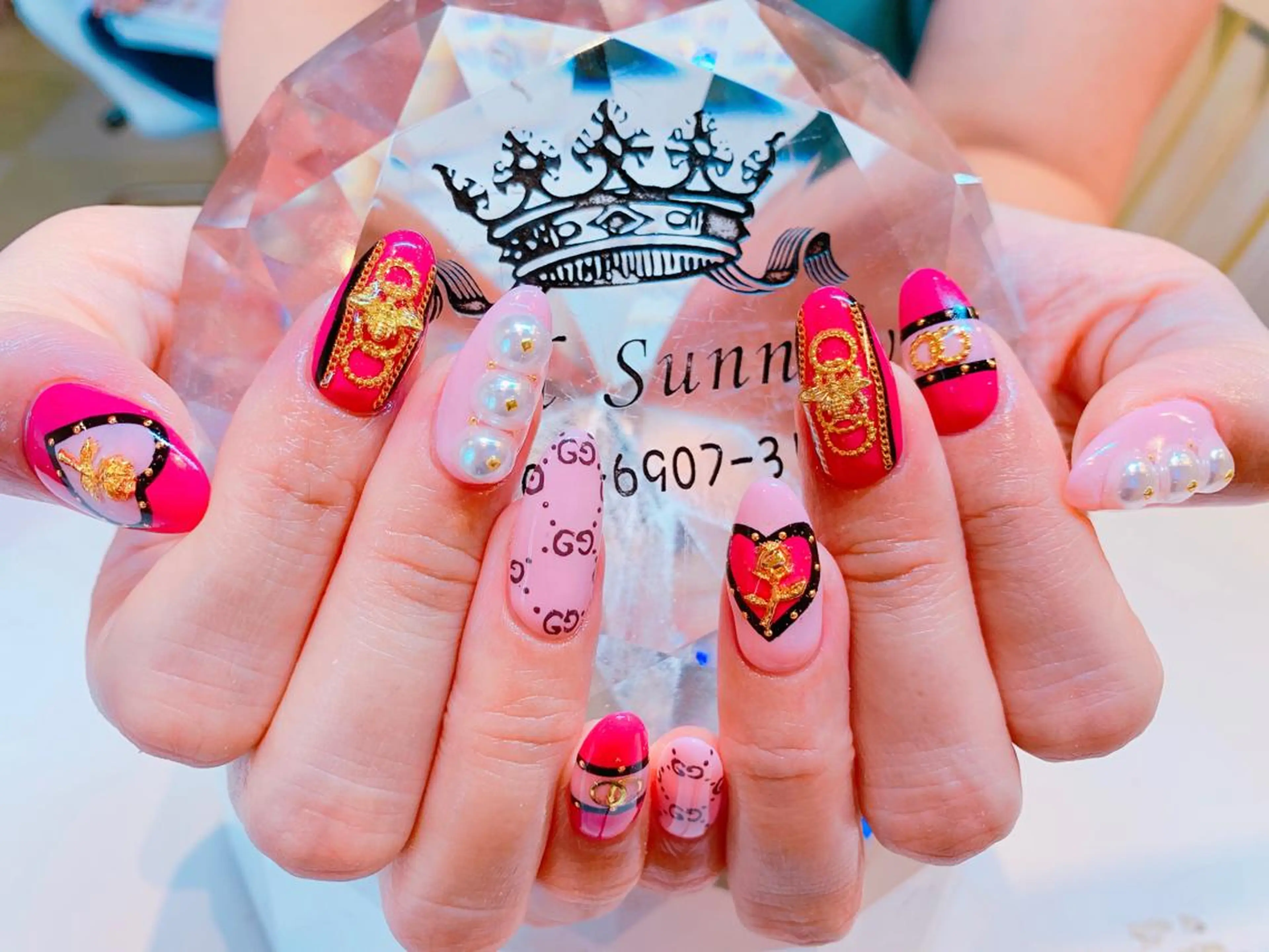 ネイル 長さだし専門店 M2　rikaのネイルデザイン