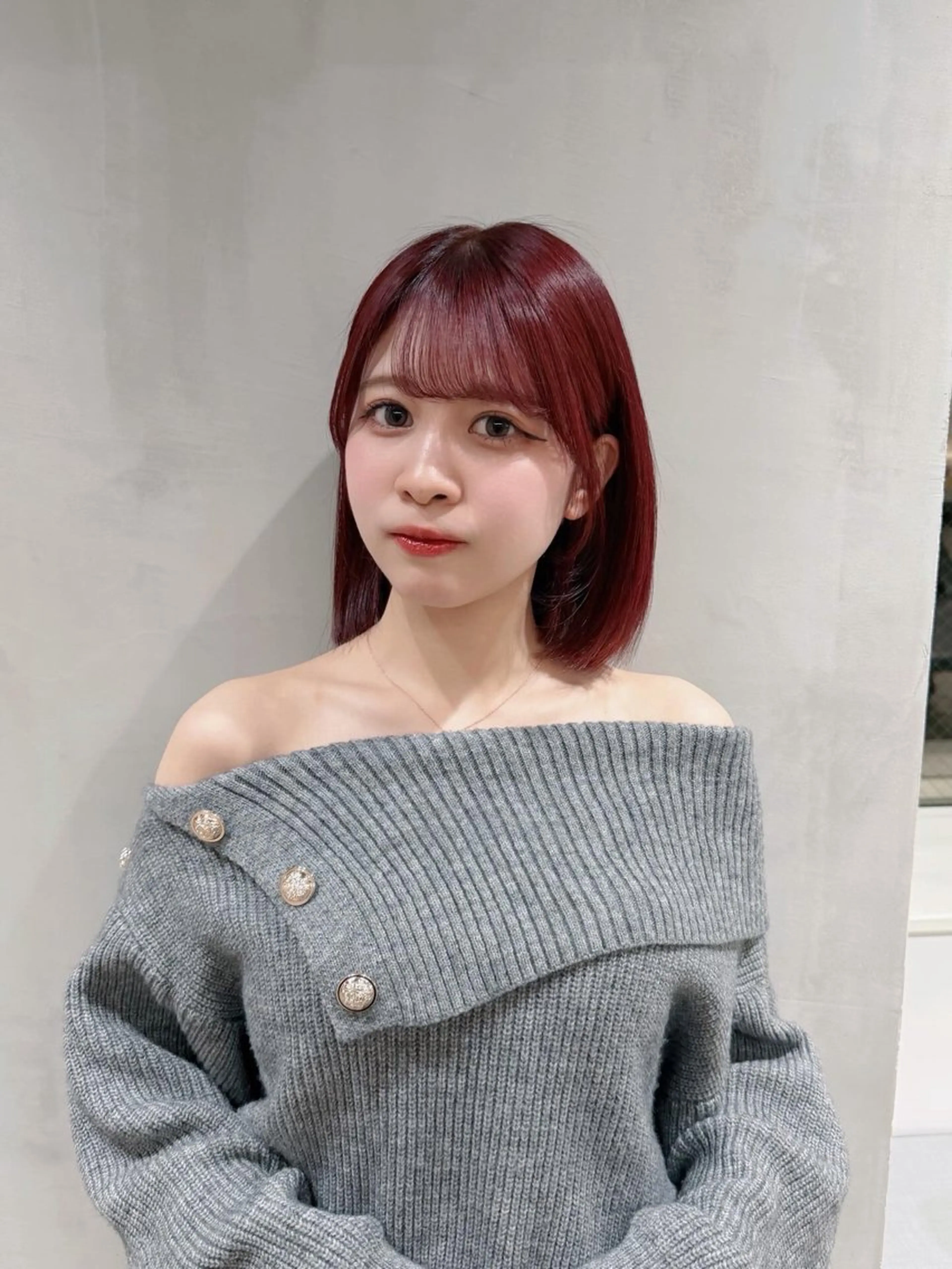 カラー カット ヘアカラー トリートメント ハイトーン/ブリーチ /ウルフ/しゅーたのヘアスタイル