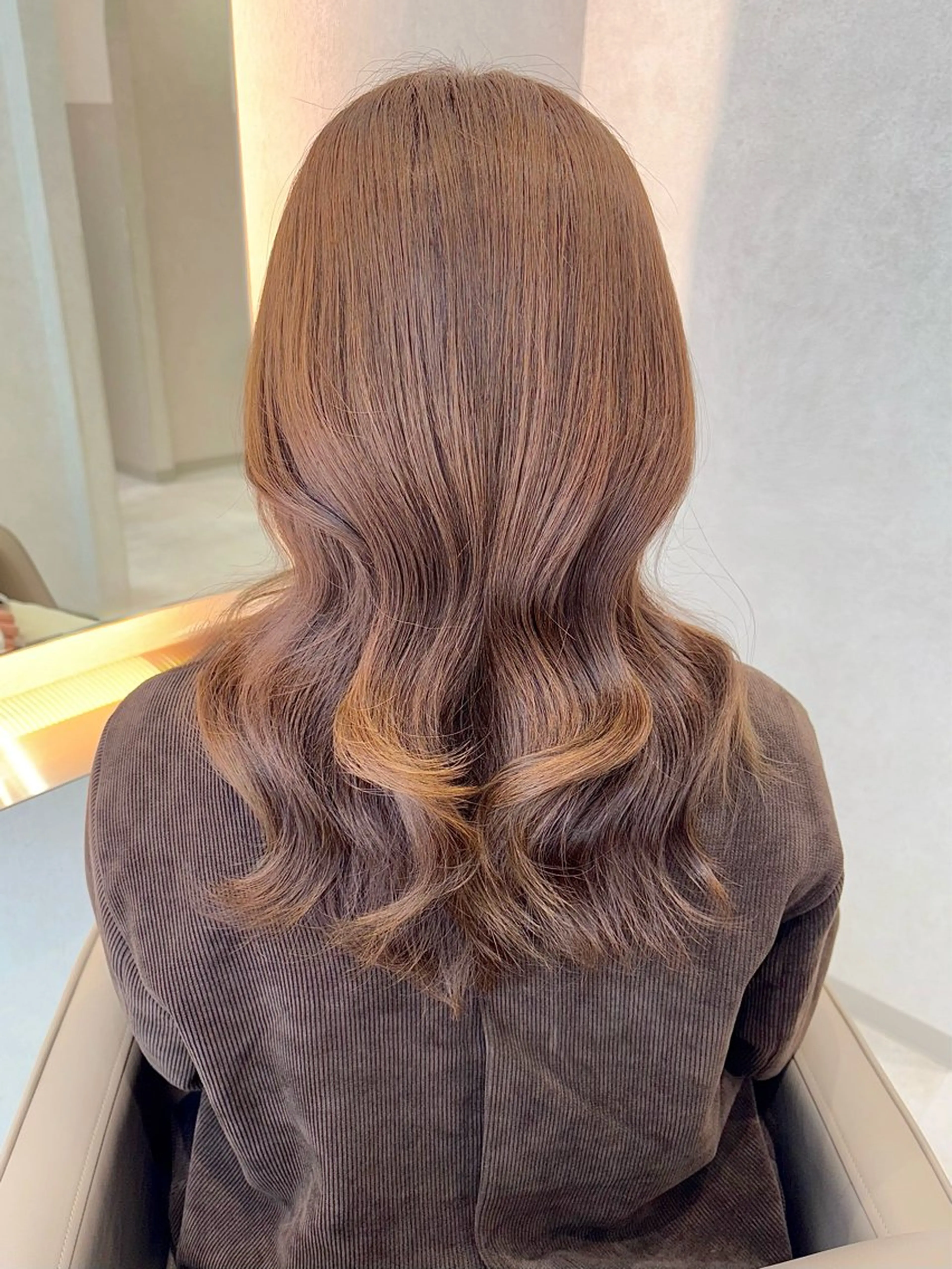 セミロング カラー ブリーチ ブリーチなしカラー カット ヘアカラー トリートメント kanato🇰🇷 【札幌韓国ヘア】のヘアスタイル