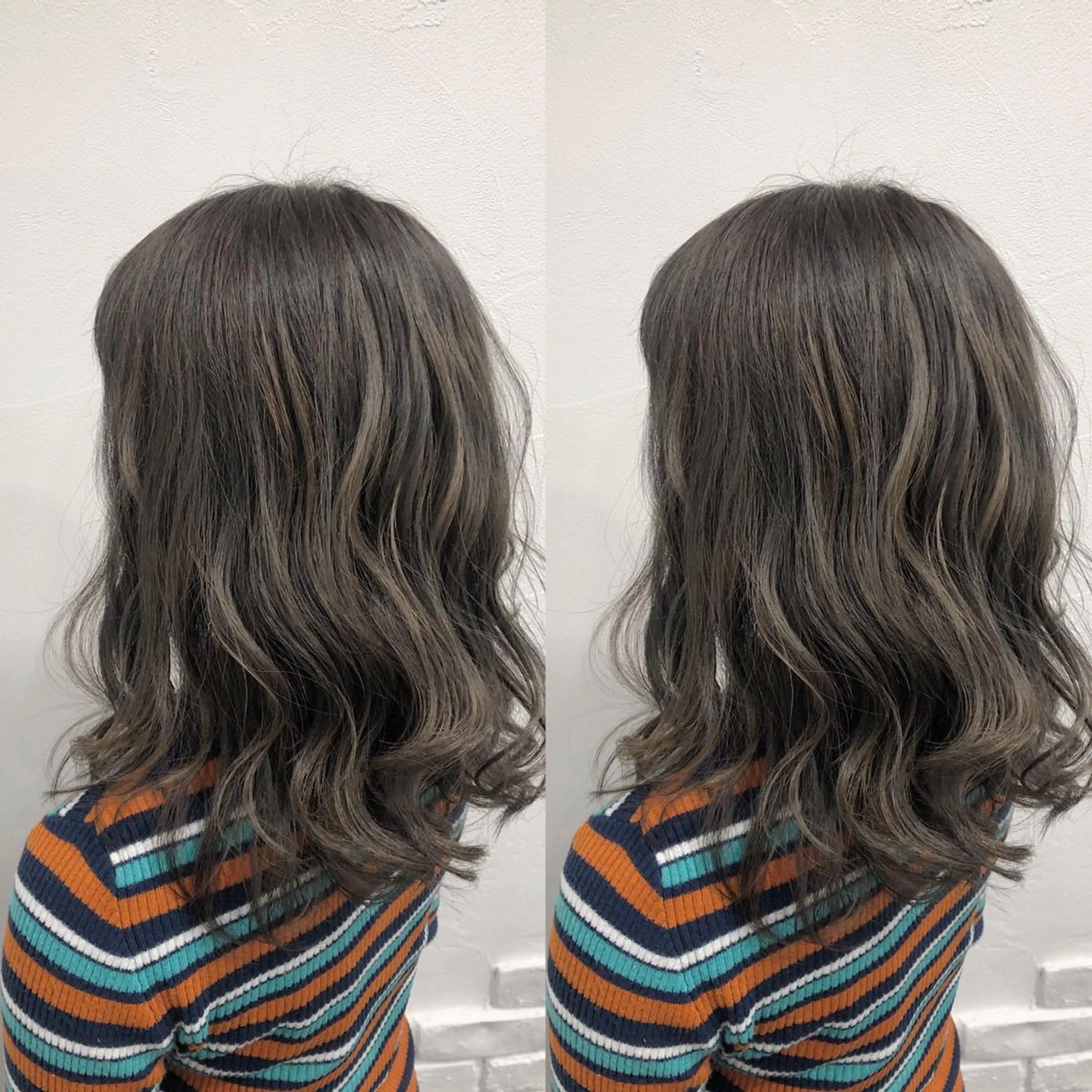 ロング カラー パーマ ヘアアレンジ メンズ キッズ ネイル マツエク・マツパ メンズハイライト ハイライトカラー ハイライト 💟Chloe原宿店 🩶ハイトーンのヘアスタイル