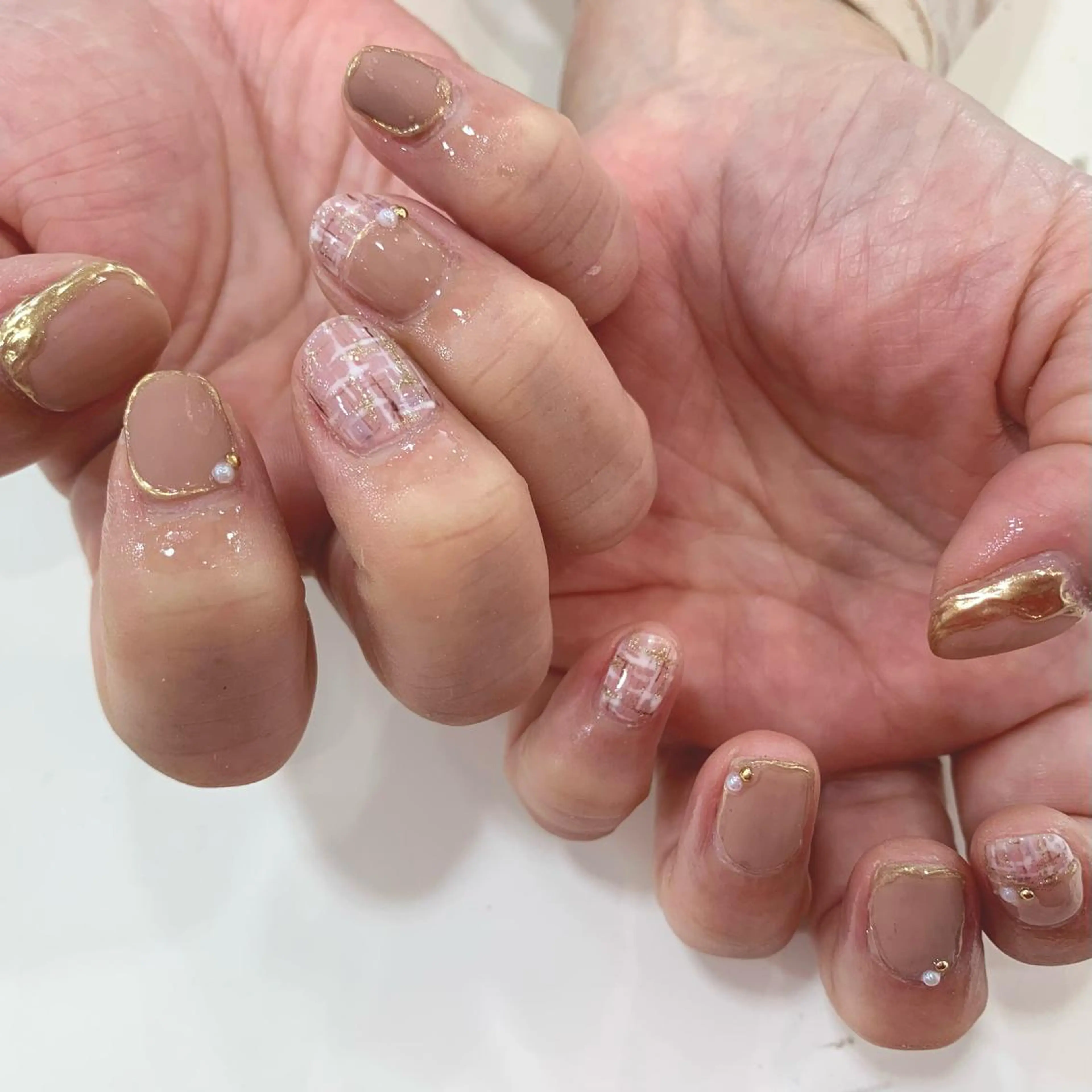 ネイル 岸本 みなみのネイルデザイン