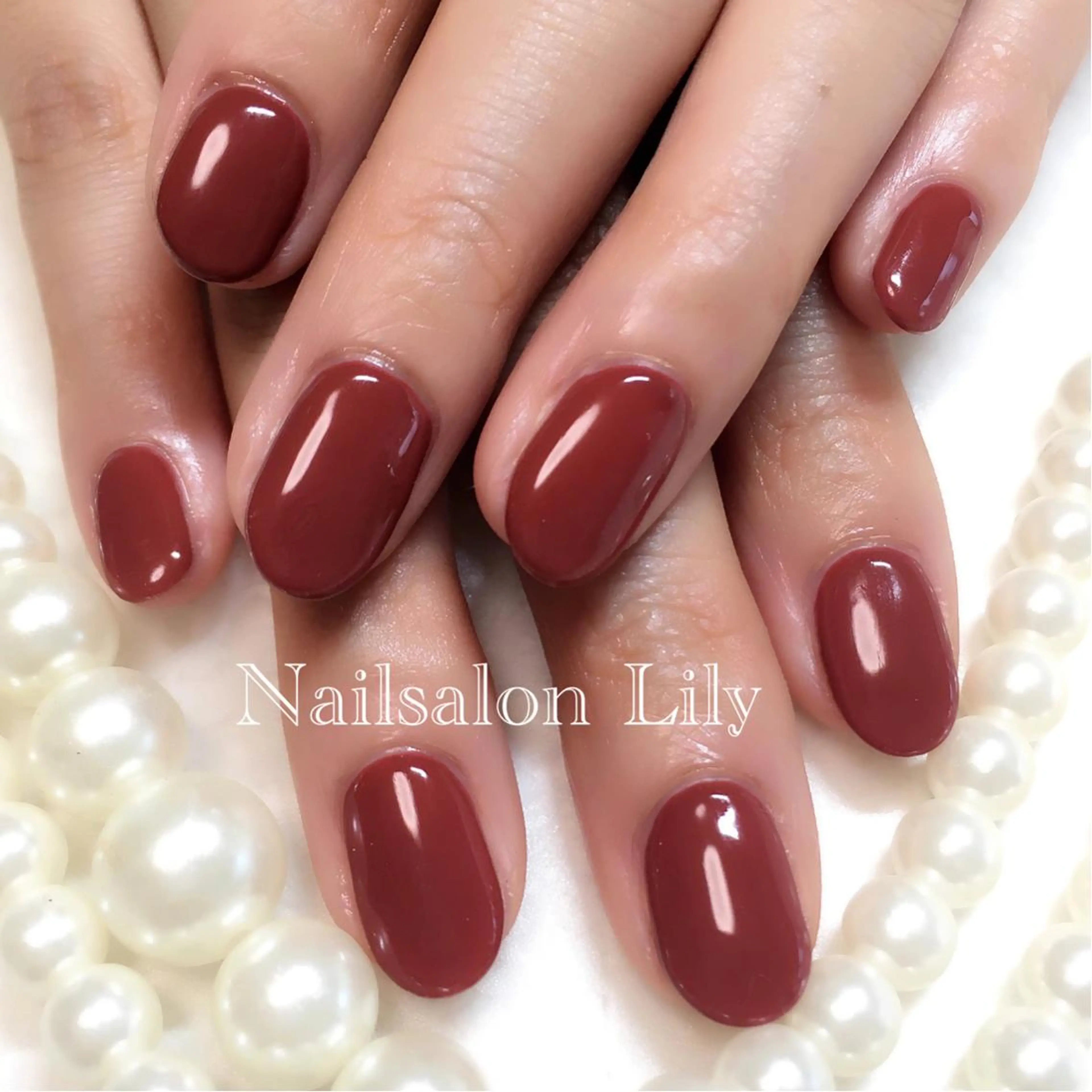 ネイル ワンカラーネイル Nailsalon Lilyのネイルデザイン