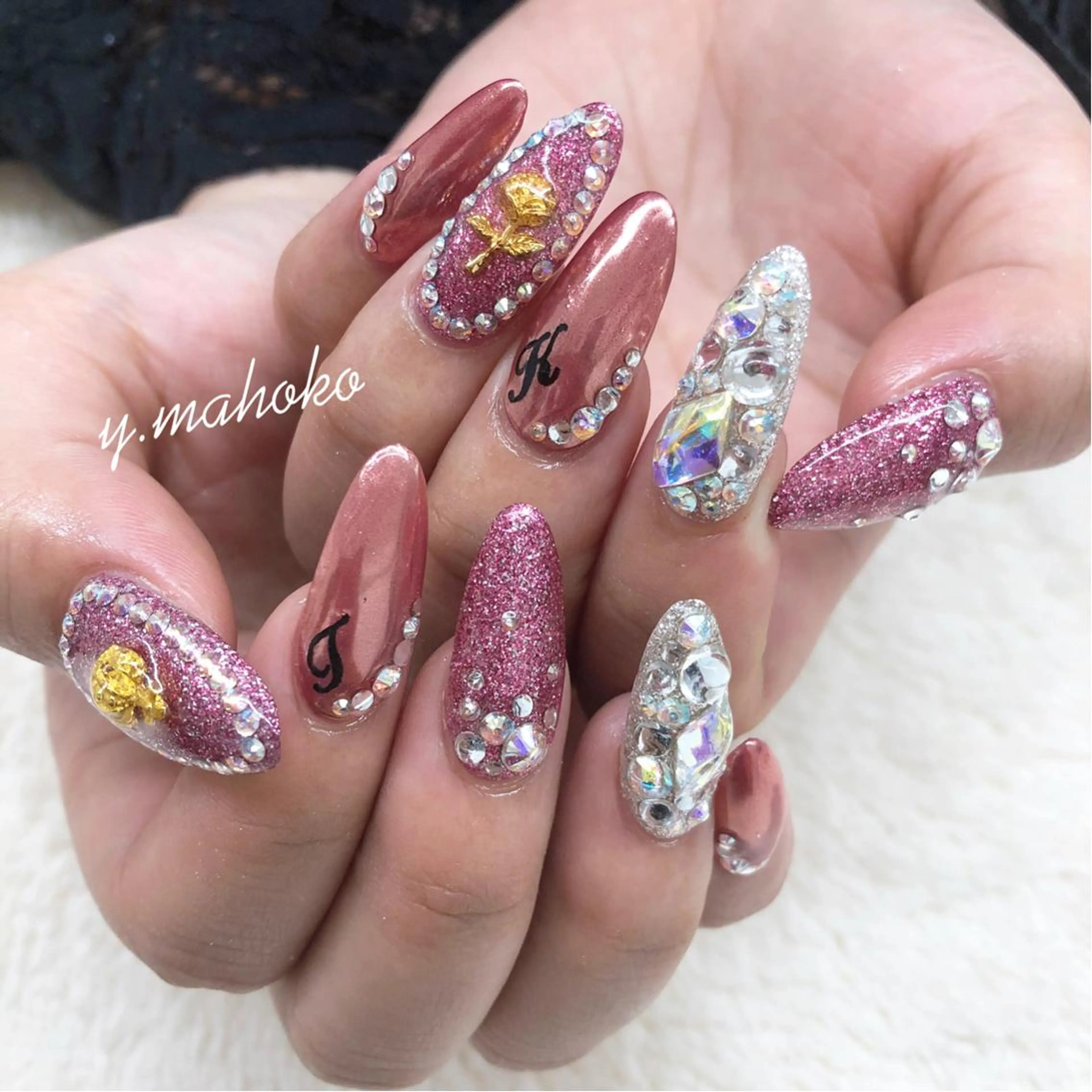 ネイル ハンドネイル She nail studio 原宿所属・パラジェル有/ スカルプ/mahoのネイルデザイン