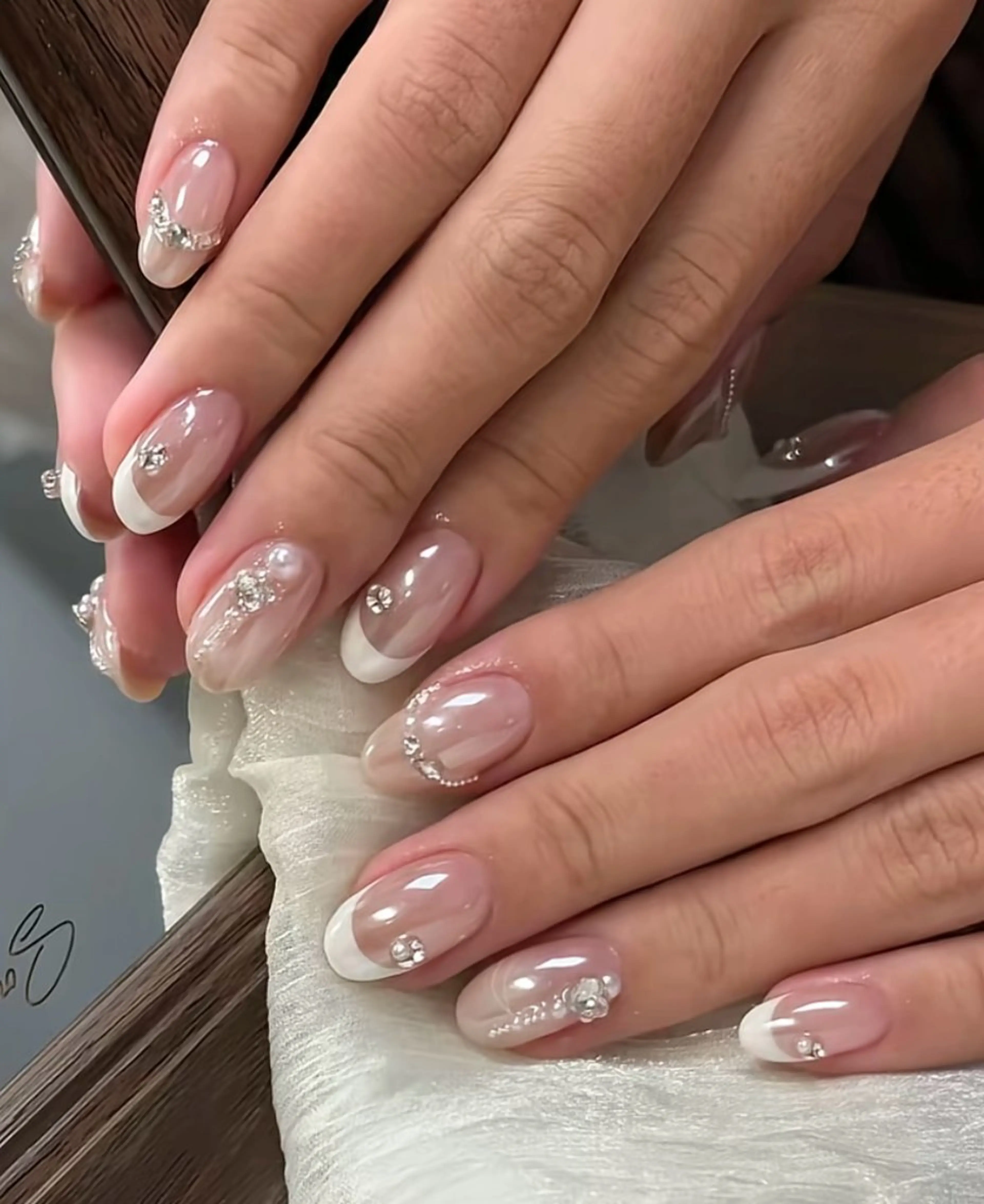 ネイル 長さ出し フットネイル ジェルネイル 韓国ネイル マグネットネイル YMT NailStudio所属・YMT NailStudioのネイルデザイン