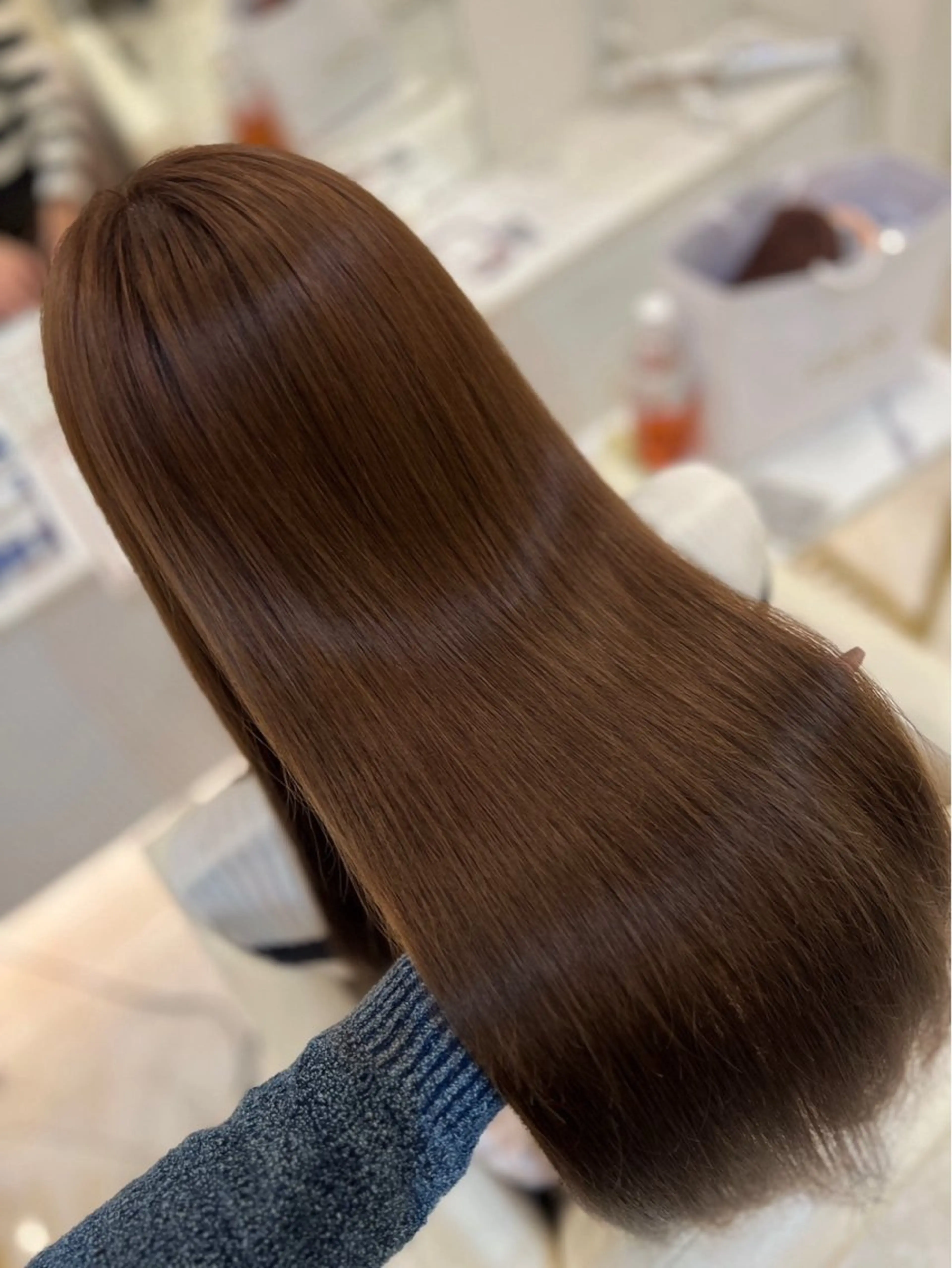 カラーリタッチ（白髪染め）可能の写真