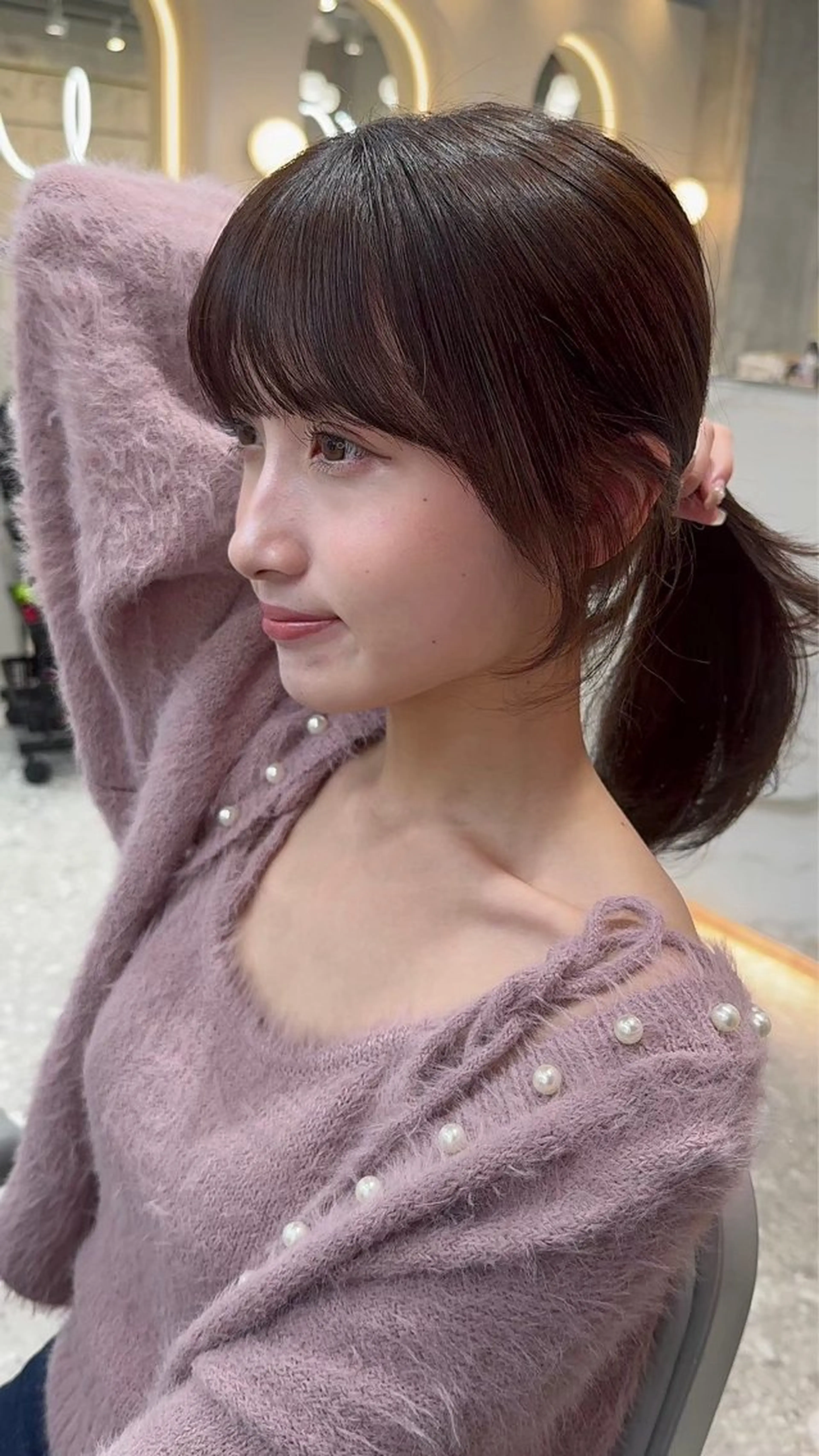 ロング 新宿/小顔レイヤー/ 顔まわり/西慶太朗のヘアスタイル