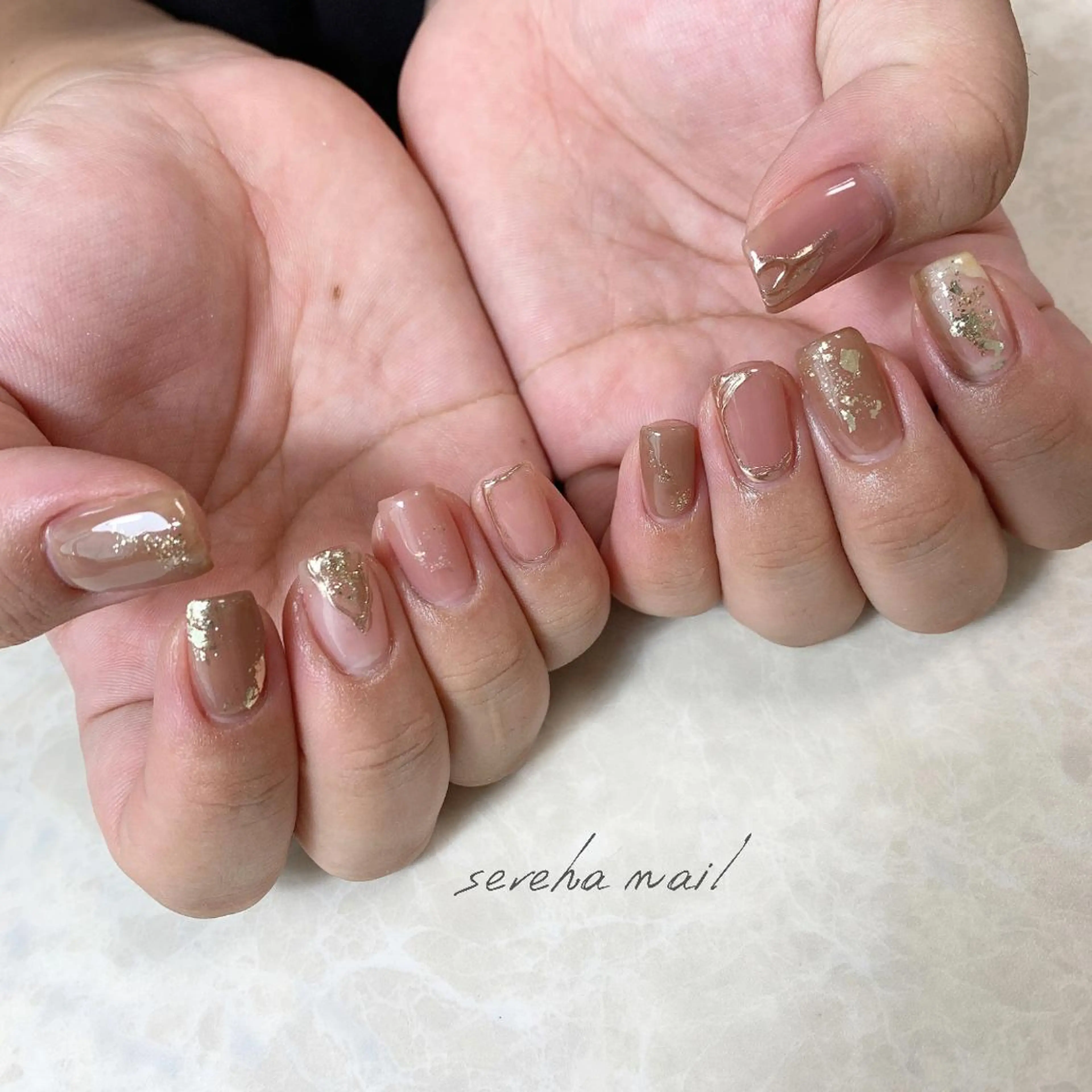 ネイル ニュアンスネイル sereha nailのネイルデザイン