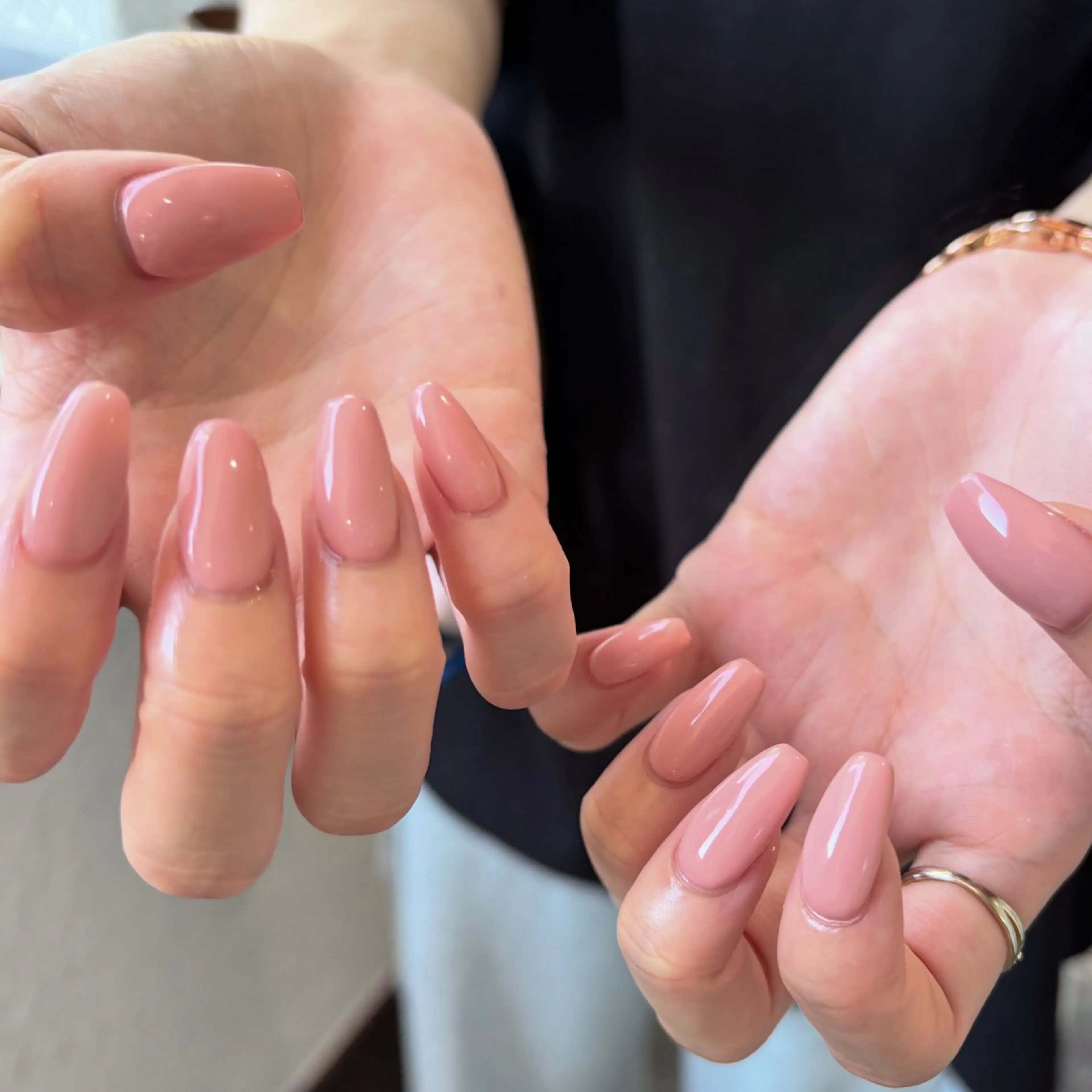 🆕【長さだしワンカラー9900円】ワンカラーorラメグラ100色以上🧸🩷の写真
