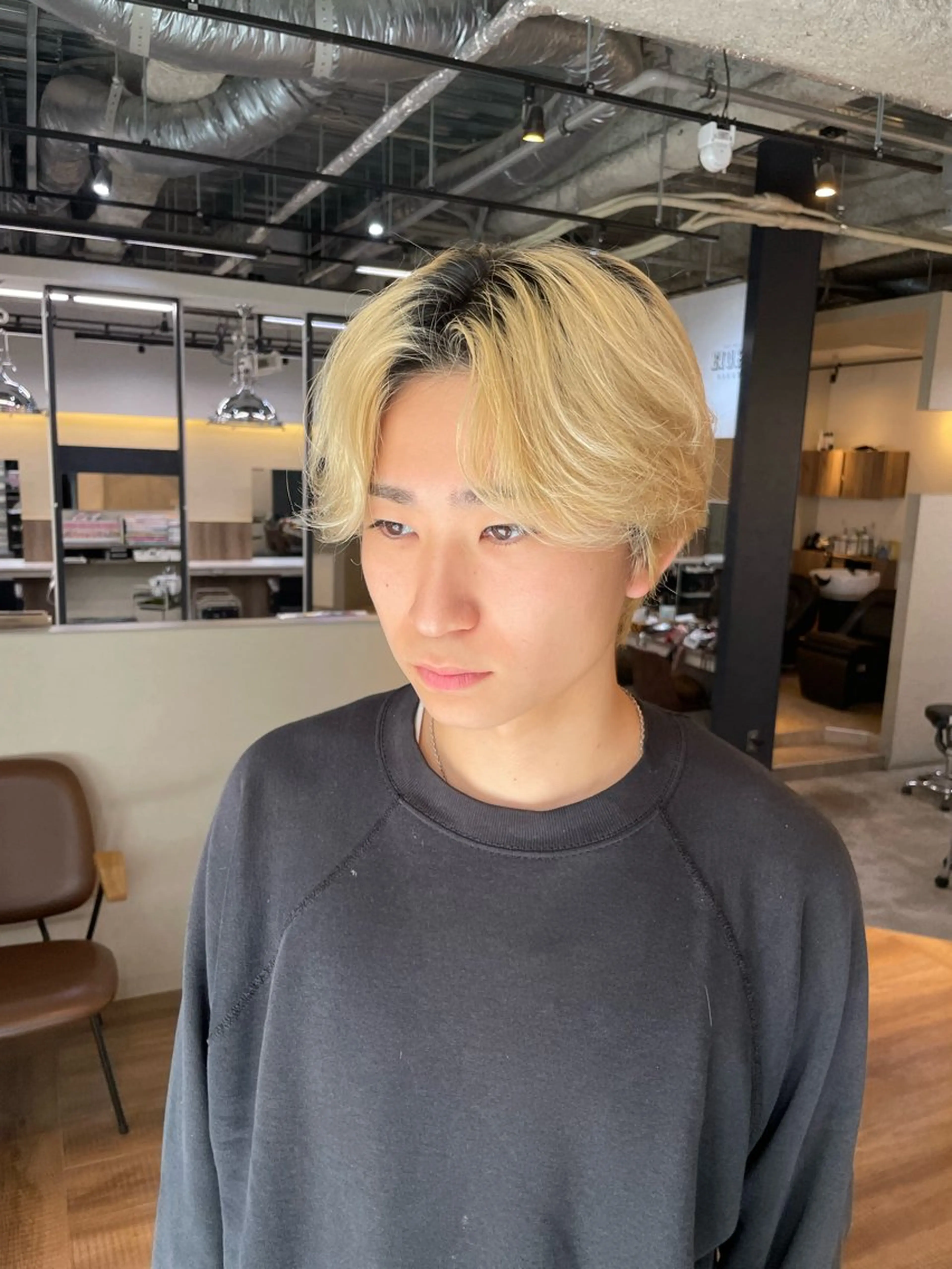 パーマ メンズ メンズブリーチ メンズパーマ 福永速人 /メンズパーマのヘアスタイル