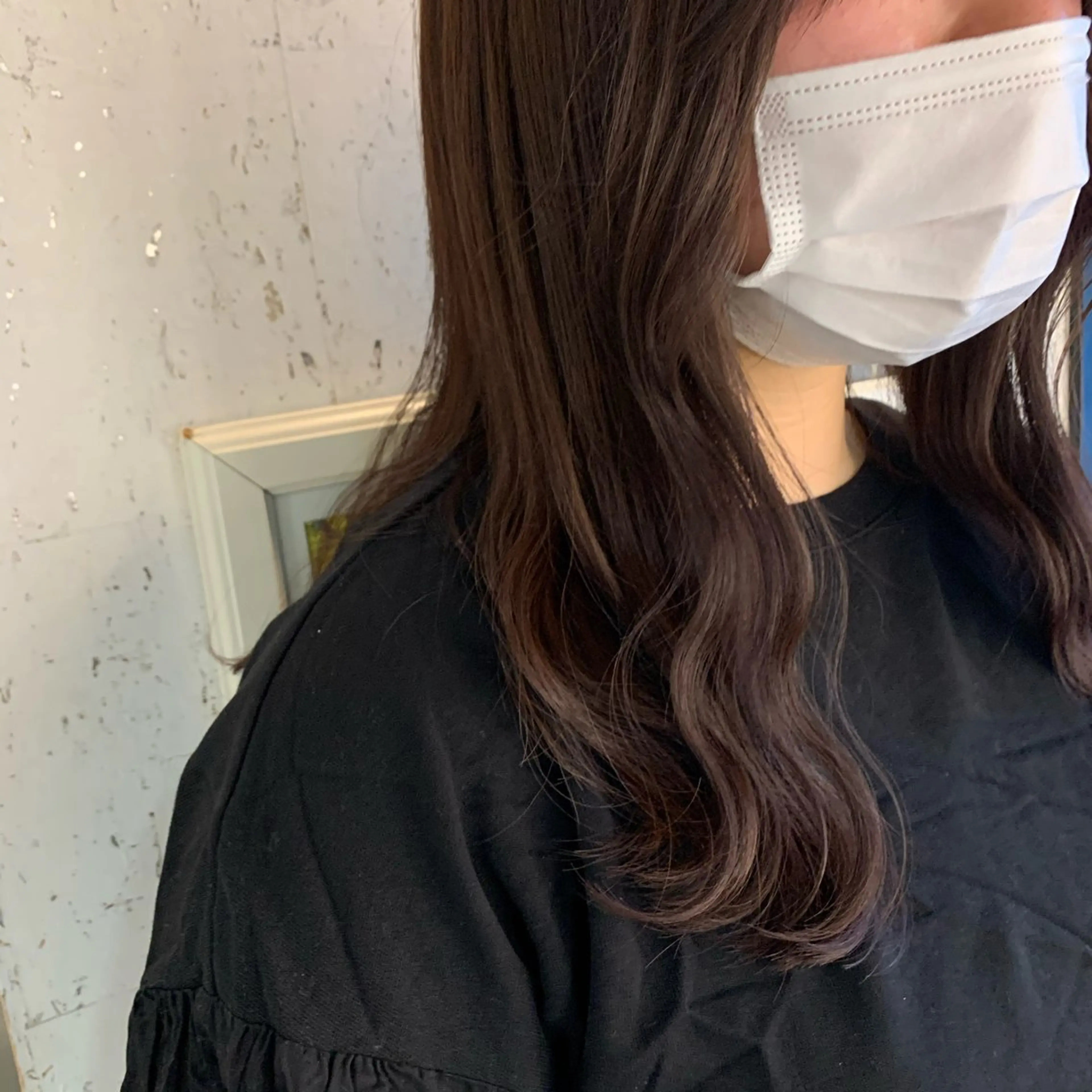 ロング カラー パーマ stylist/ボブ ことの/韓国レイヤーのヘアスタイル