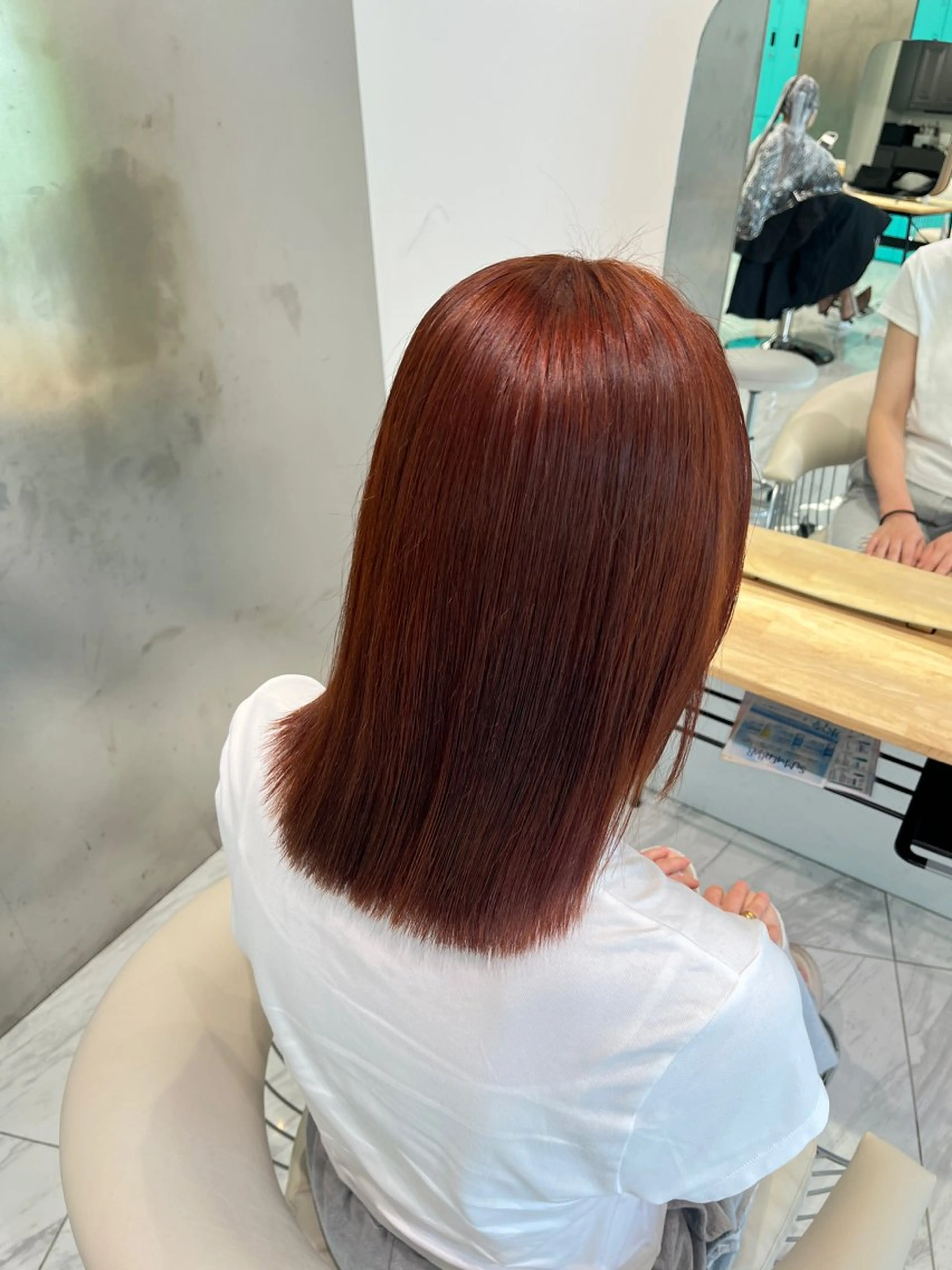 ミディアム カラー ヘアカラー waka❤️✨ レイヤーボブ/ネイルのヘアスタイル