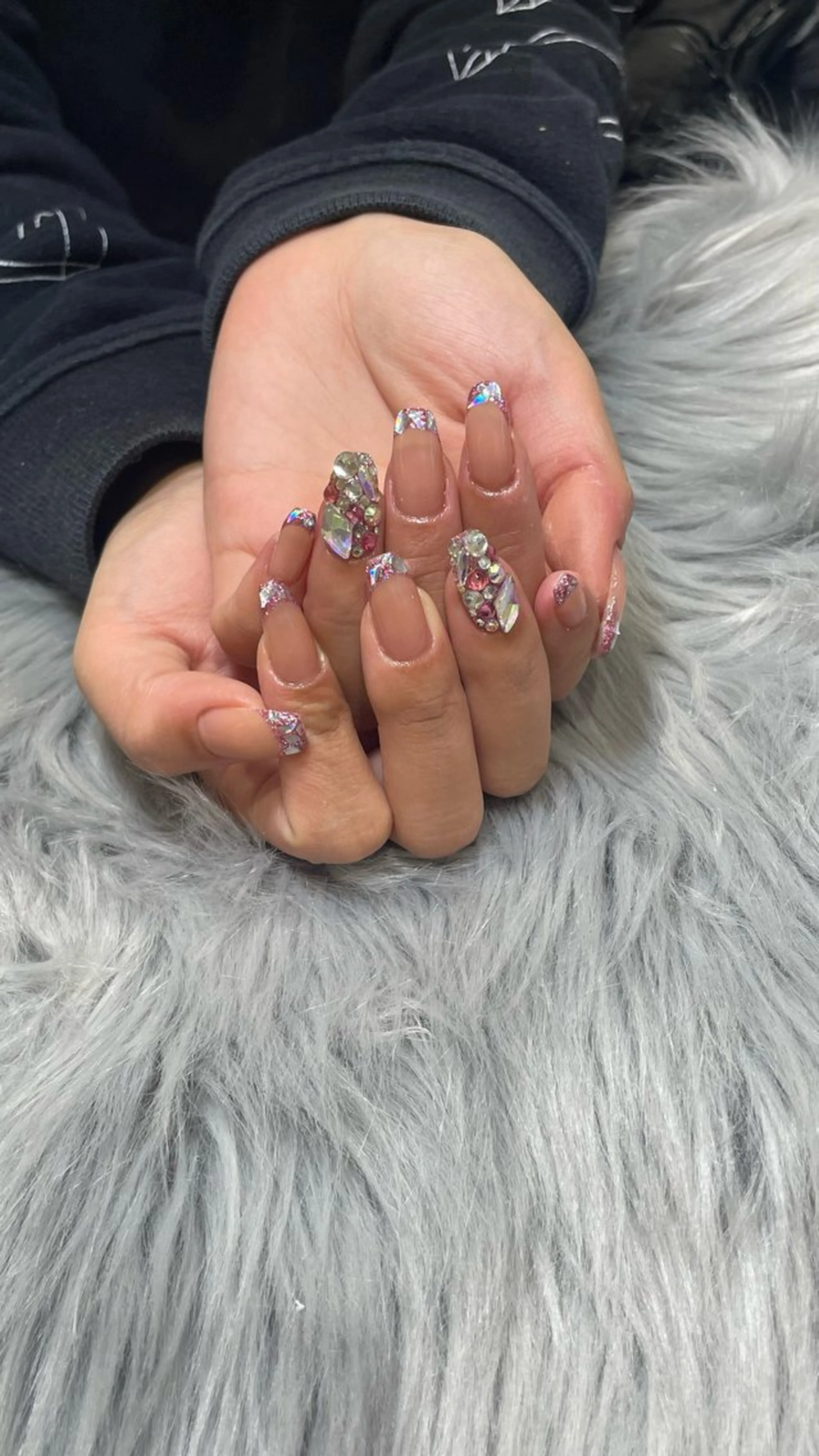 ネイル ラメ(グリッター) RICO NAIL所属・RICO Nail パーツつけ放題🌈のネイルデザイン