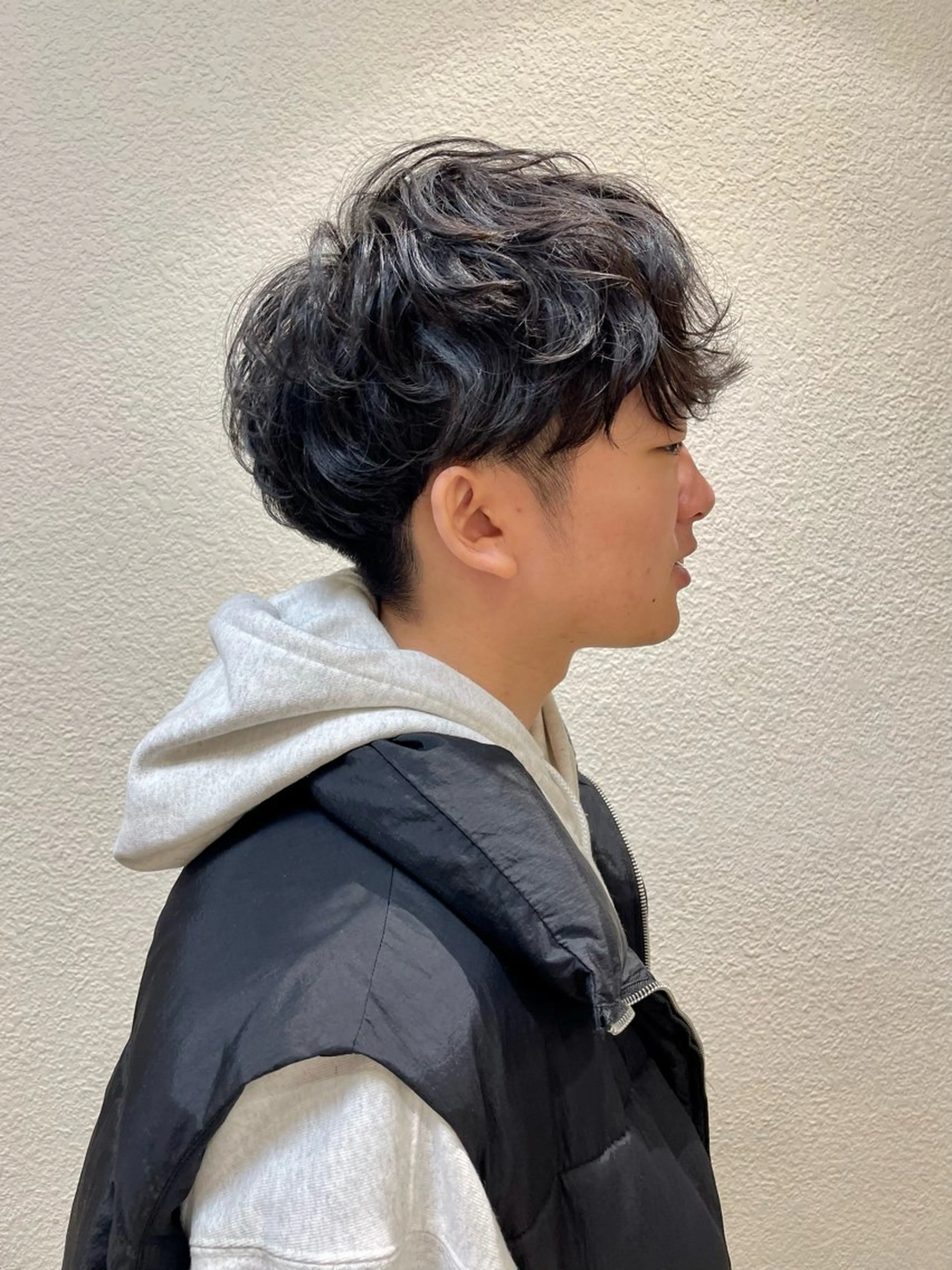 パーマ メンズ カット パーマ トリートメント 金山/メンズパーマ 西村侑真のヘアスタイル