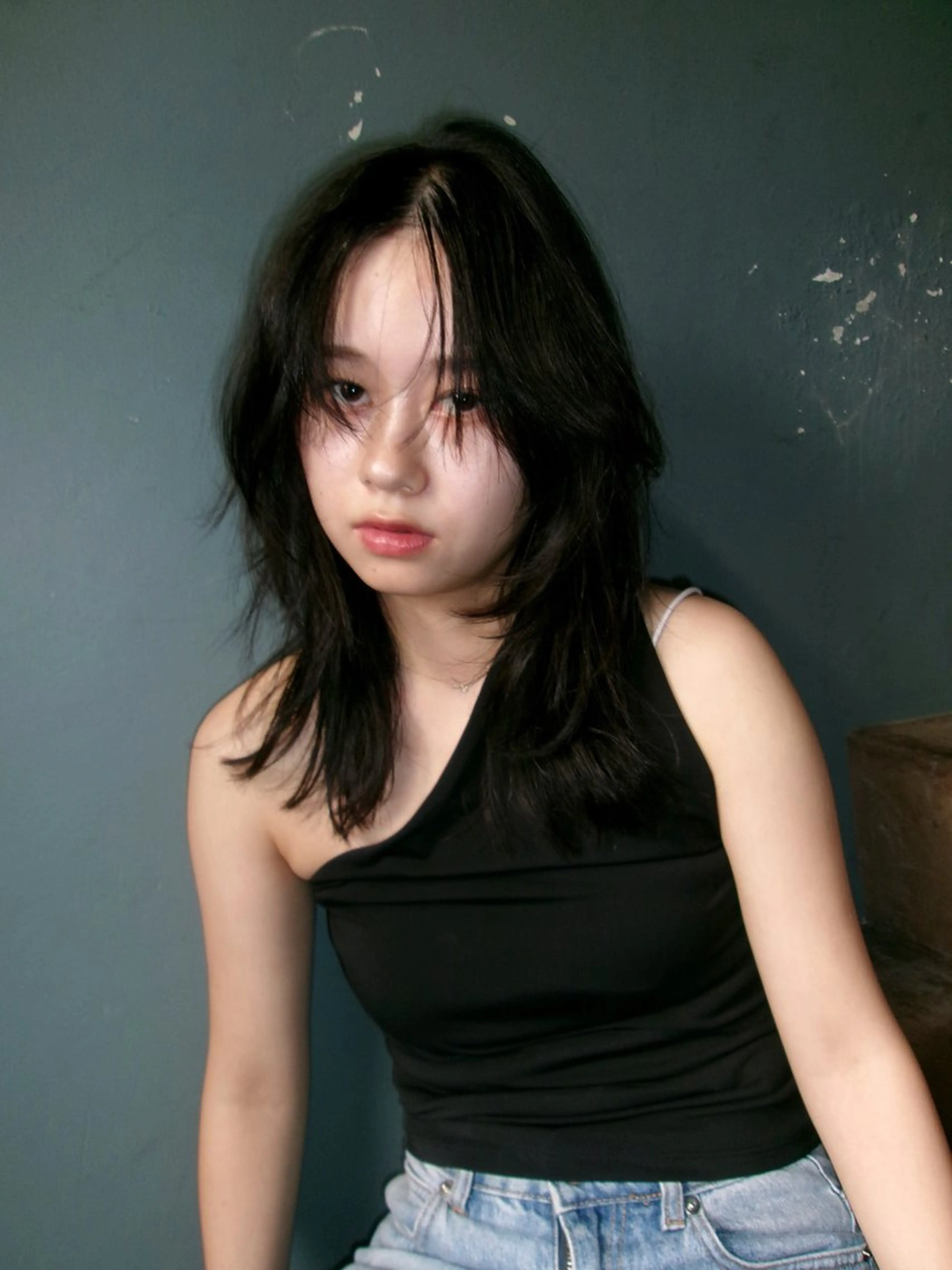 セミロング saya🎀似合わせ レイヤーカットのヘアスタイル