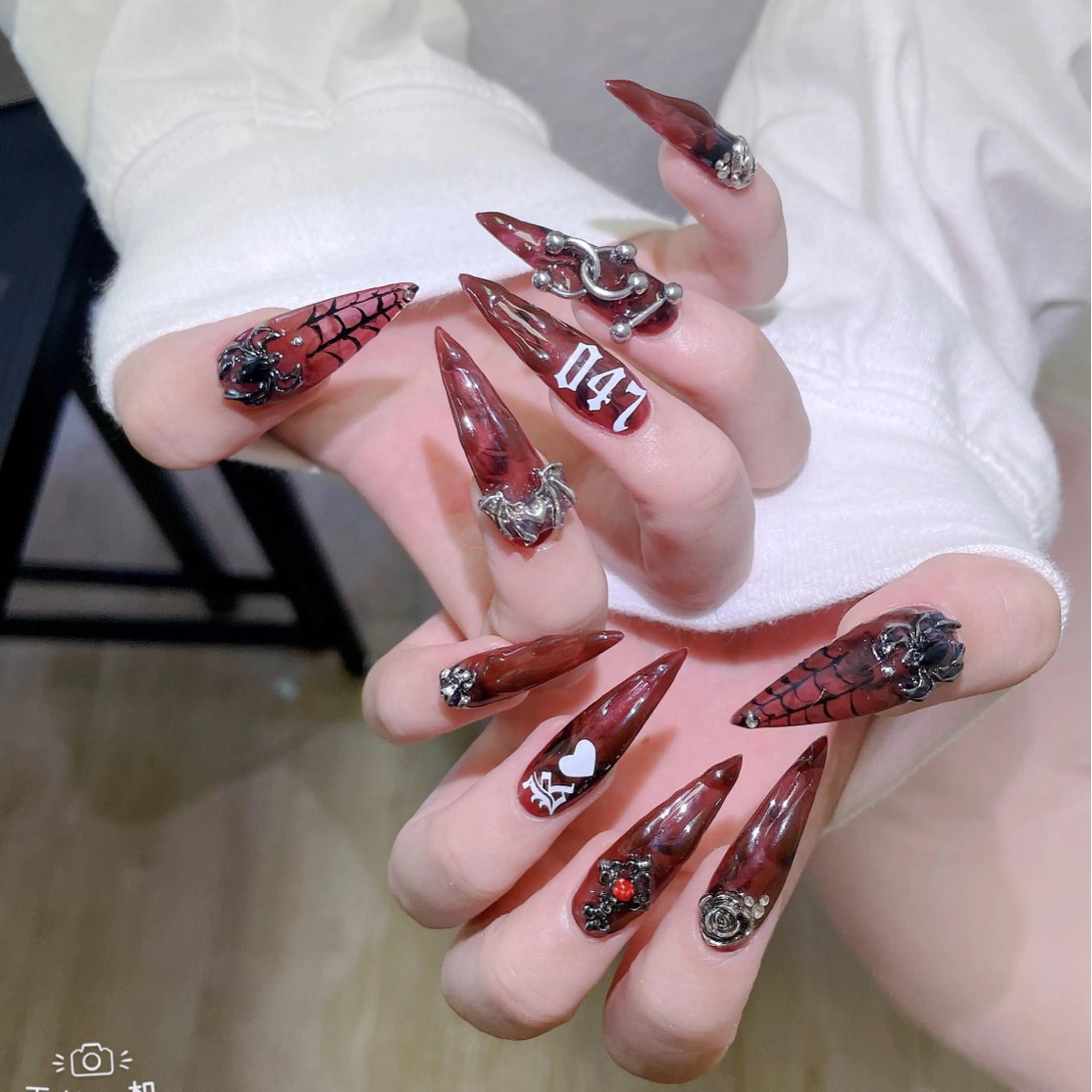 ネイル 成人式 ジェルネイル ネイルチップ ハンドネイル MoMoA Nail ネイル長さ出し専門店のネイルデザイン